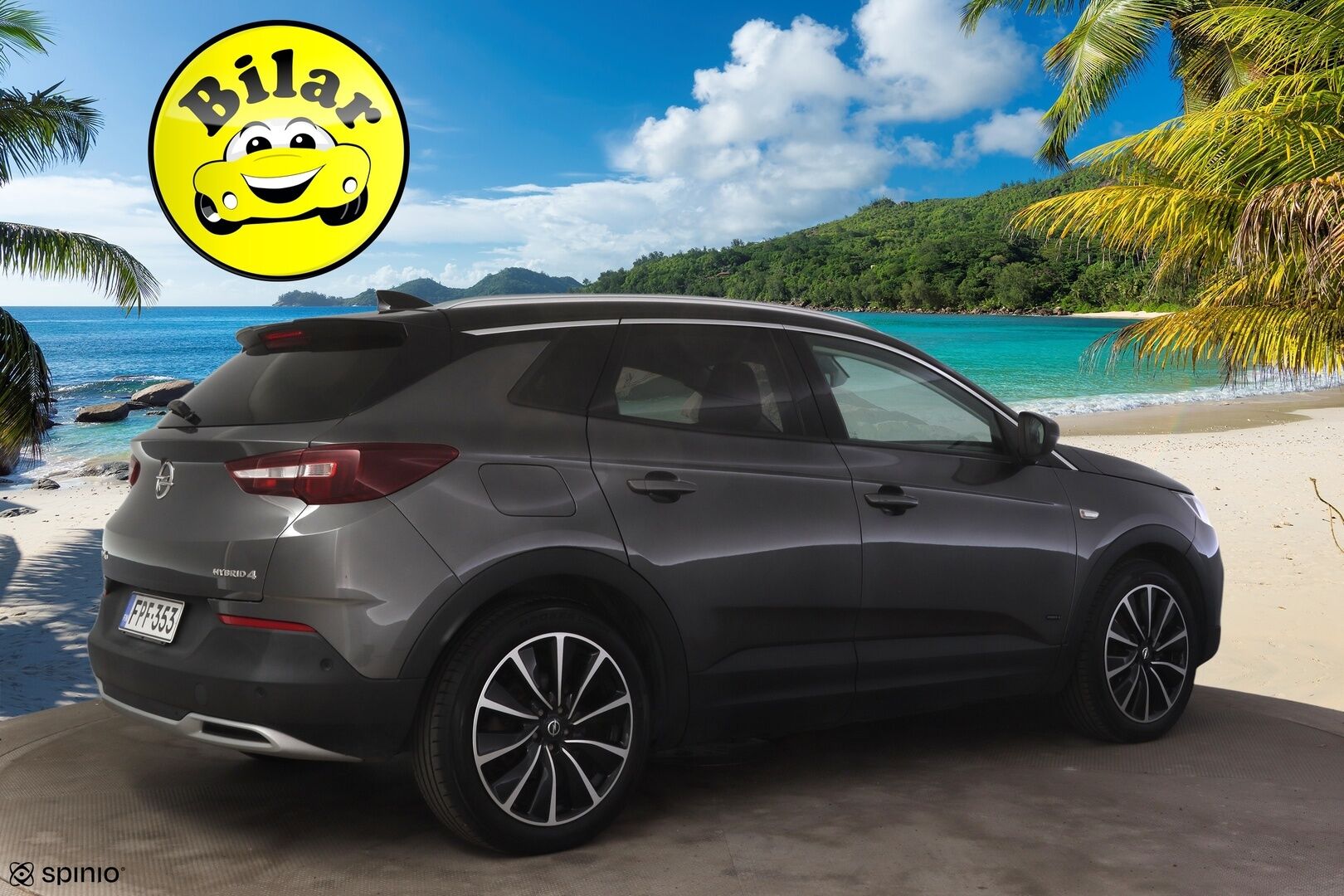 Opel Grandland 2020 X Hybrid4 1.6 Turbo 300 AT8 AWD (PHEV) - | Adap.vakkari | Nahkapenkit | Kuskin penkki muistilla | Kamera | Penkkien lämmitys ja viilennys | LED-valot | Kaistavahti | Sähkäkontti |