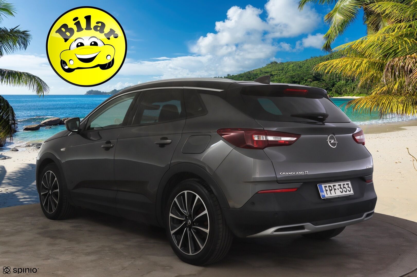 Opel Grandland 2020 X Hybrid4 1.6 Turbo 300 AT8 AWD (PHEV) - | Adap.vakkari | Nahkapenkit | Kuskin penkki muistilla | Kamera | Penkkien lämmitys ja viilennys | LED-valot | Kaistavahti | Sähkäkontti |