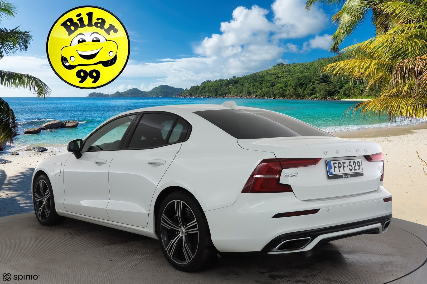 Volvo S60 2022 T8 AWD Long Range High Performance R-Design Edition aut * ACC / P.kamera / LED / Navi / Muistipenkki / KeylessGo * - 1.Om Suomi-auto / Kahdet renkaat aluvanteilla / Akku kuntotarkastettu SOH 98,5%