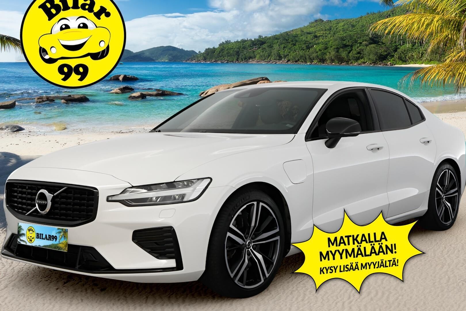 Volvo S60 2022 T8 AWD Long Range High Performance R-Design Edition aut / 1.Om Suomi-auto / Sähköinen lislämmitin / ACC / P.kamera / Muistipenkki - Akku kuntotarkastettu SOH 98,5% - HULLU BLACKWEEK KORKOTARJOUS 2,49%