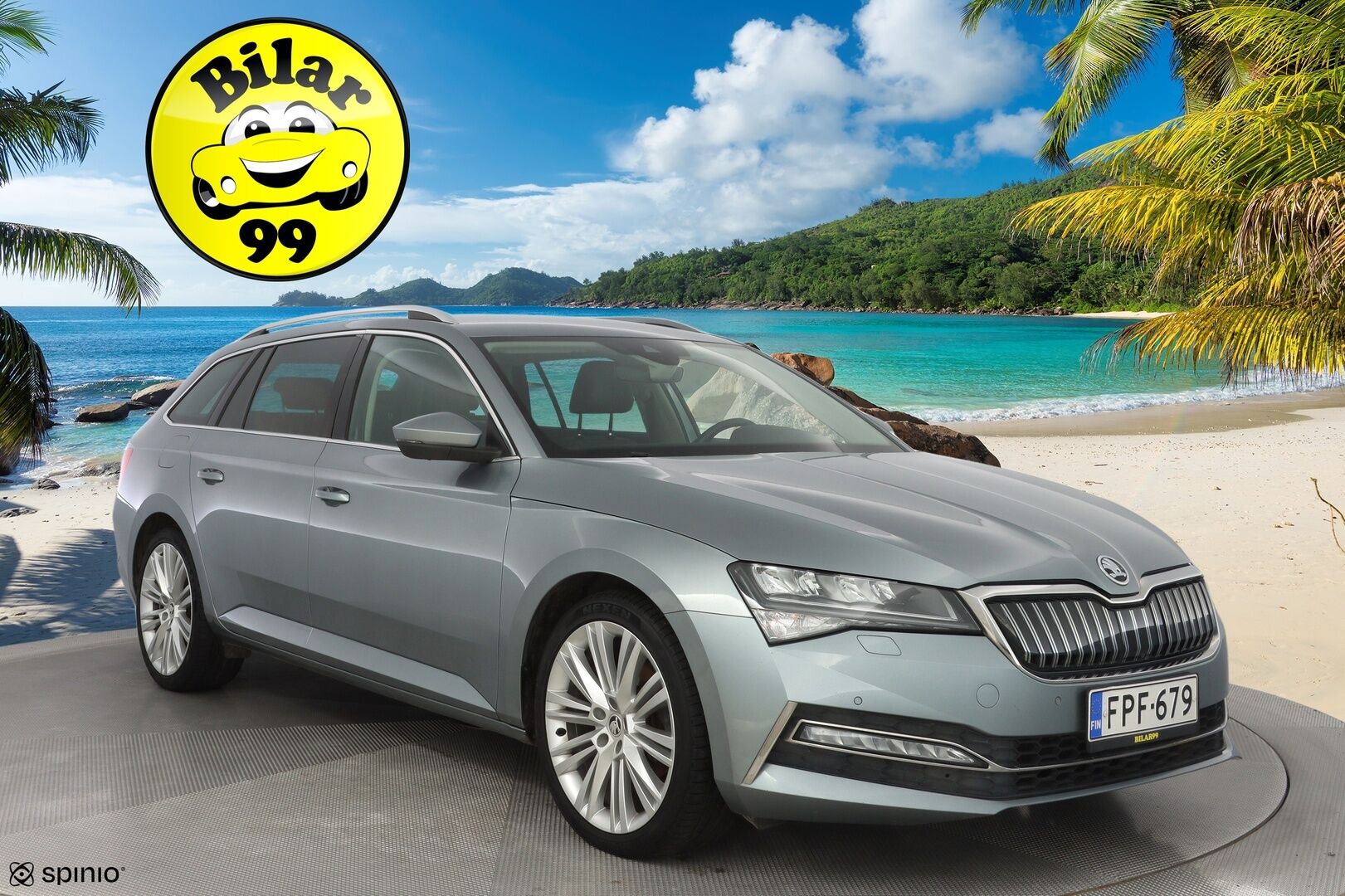 Skoda Superb 2020 Combi 1,4 TSI PHEV Style iV DSG Autom * ACC / 360 Kamera / Skoda Crystal Lighting /  Digimittaristo / KeyLess * - Kahdet renkaat / Viimeisin huolto 6 / 25 / Super varusteet!