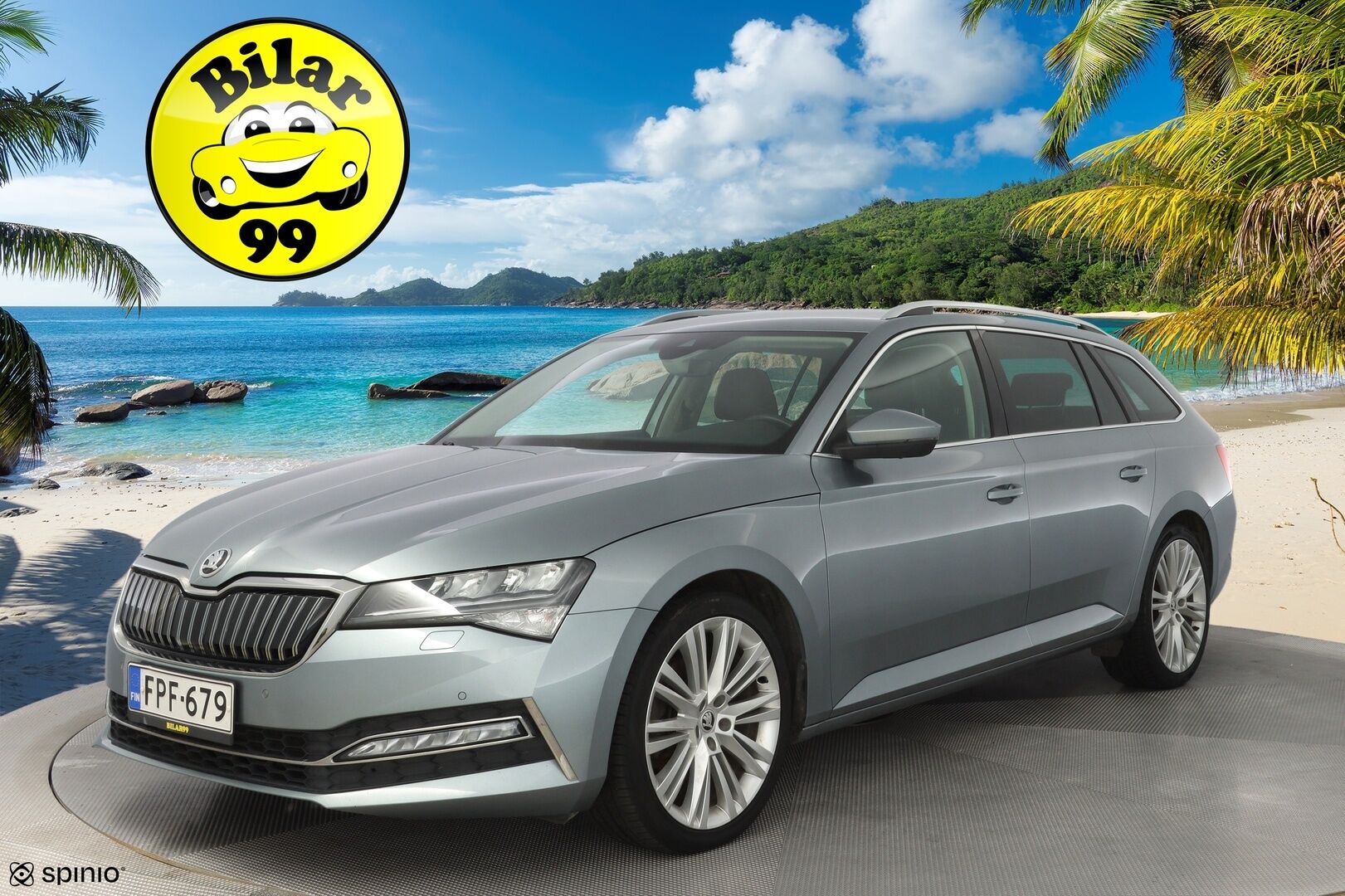 Skoda Superb 2020 Combi 1,4 TSI PHEV Style iV DSG Autom * ACC / 360 Kamera / Skoda Crystal Lighting /  Digimittaristo / KeyLess * - Kahdet renkaat / Viimeisin huolto 6 / 25 / Super varusteet!