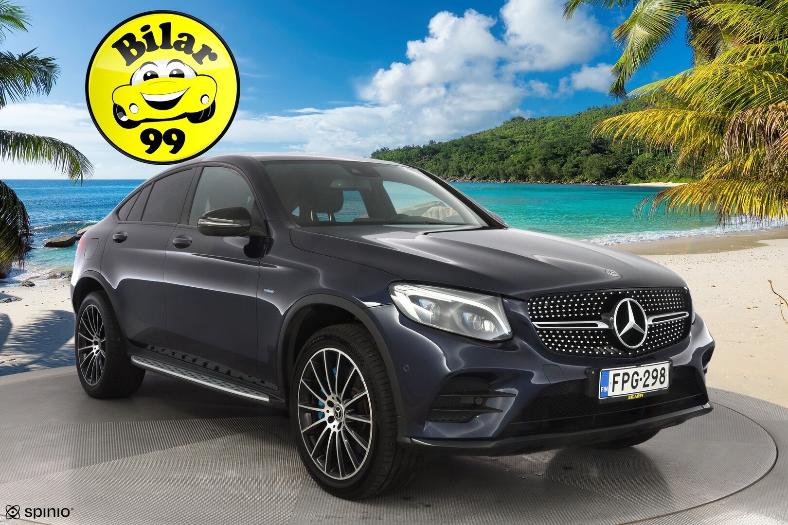 Mercedes-Benz GLC 2017 350 e Coupé 4Matic A Premium Business AMG *ACC / Sport-nahat / ILS-Ledit / Kamera / Navi* - Kahdet vanteet / AMG / Juuri huollettu