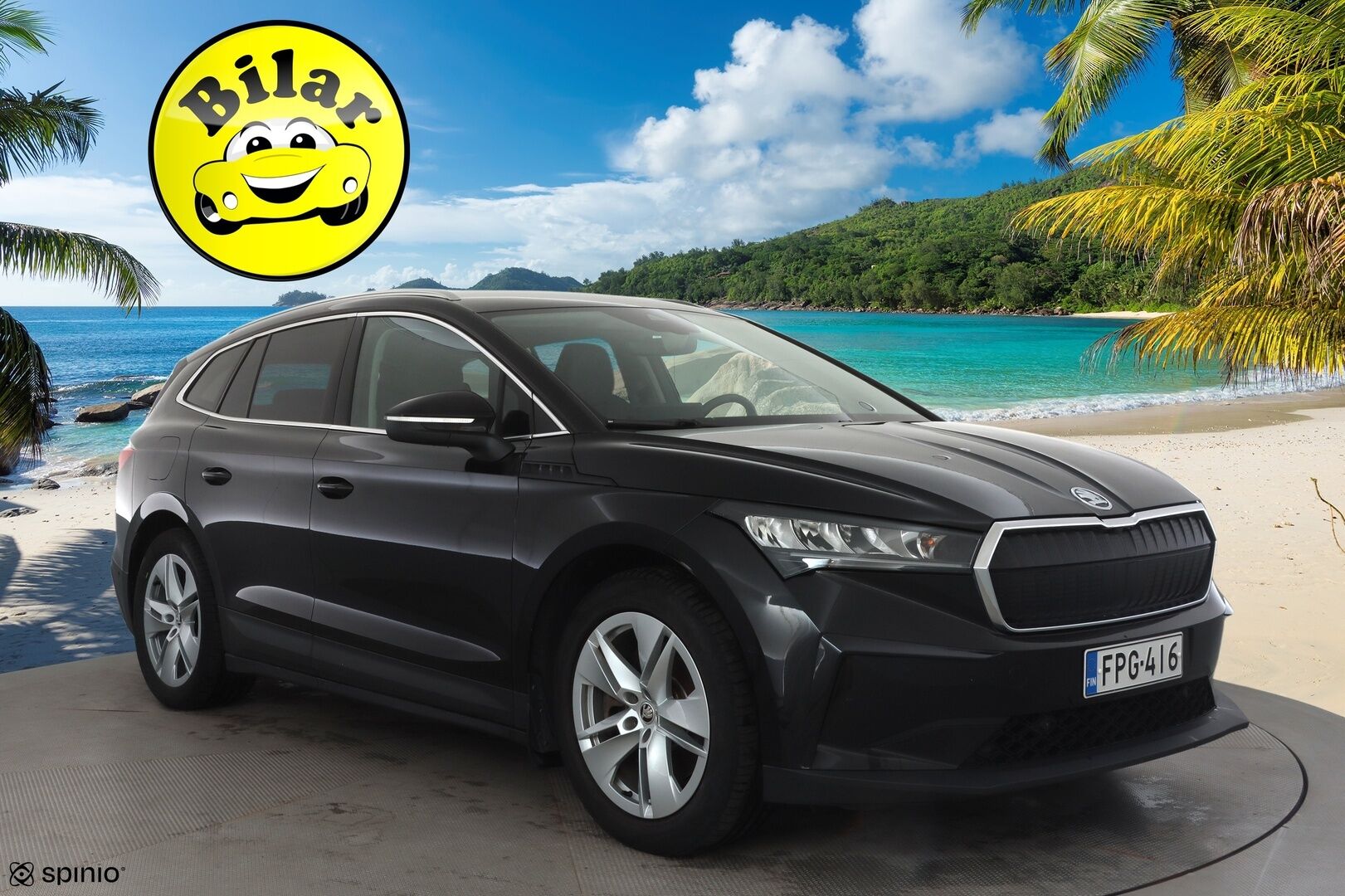 Skoda Enyaq 2022 80x 4x4 iV - | ACC | ILP | Koukku | Muistipenkki | Nahkaverhoilu | P.kamera | Lane Assist | Side Assist | Keyless | Ambient | Lämm. ratti | 1-om suomiauto |