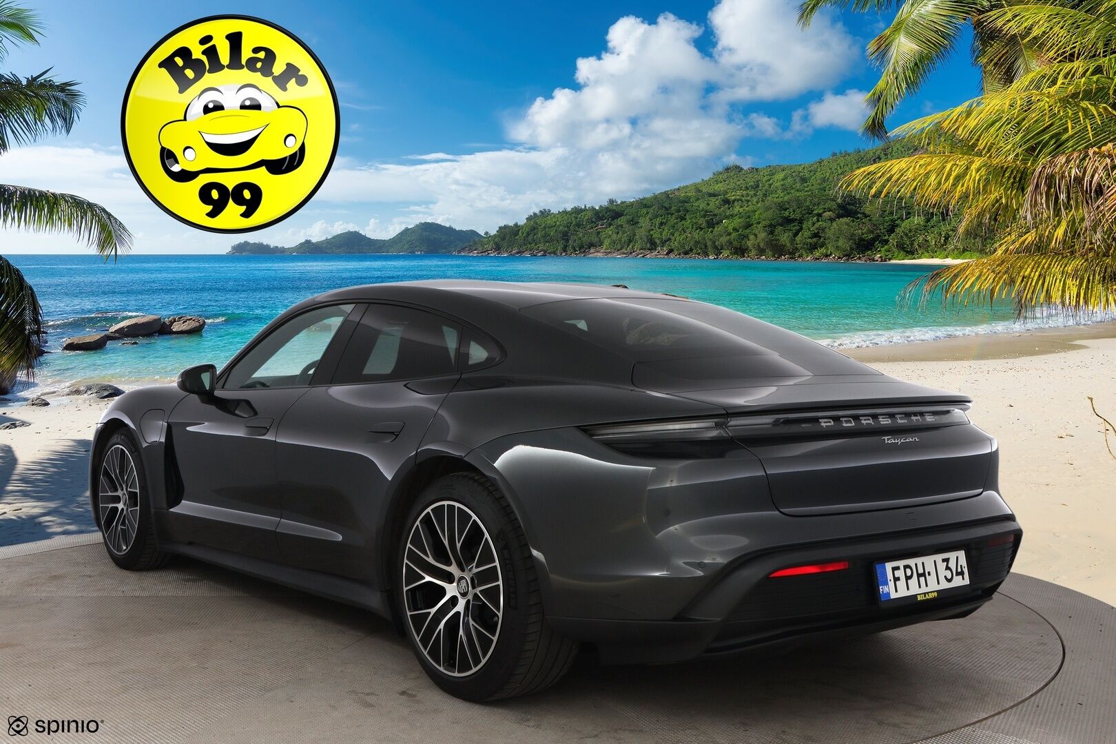 Porsche Taycan 2023 Basic - 2,99 % KORKOTARJOUS TÄHÄN AUTOON - Nahkasisusta / Sähköpenkit / Peruutuskamera / KeyLessGo / Sähköluukku / Navigointi / Merkkihuollot / 2x Renkaat / Näyttävä!