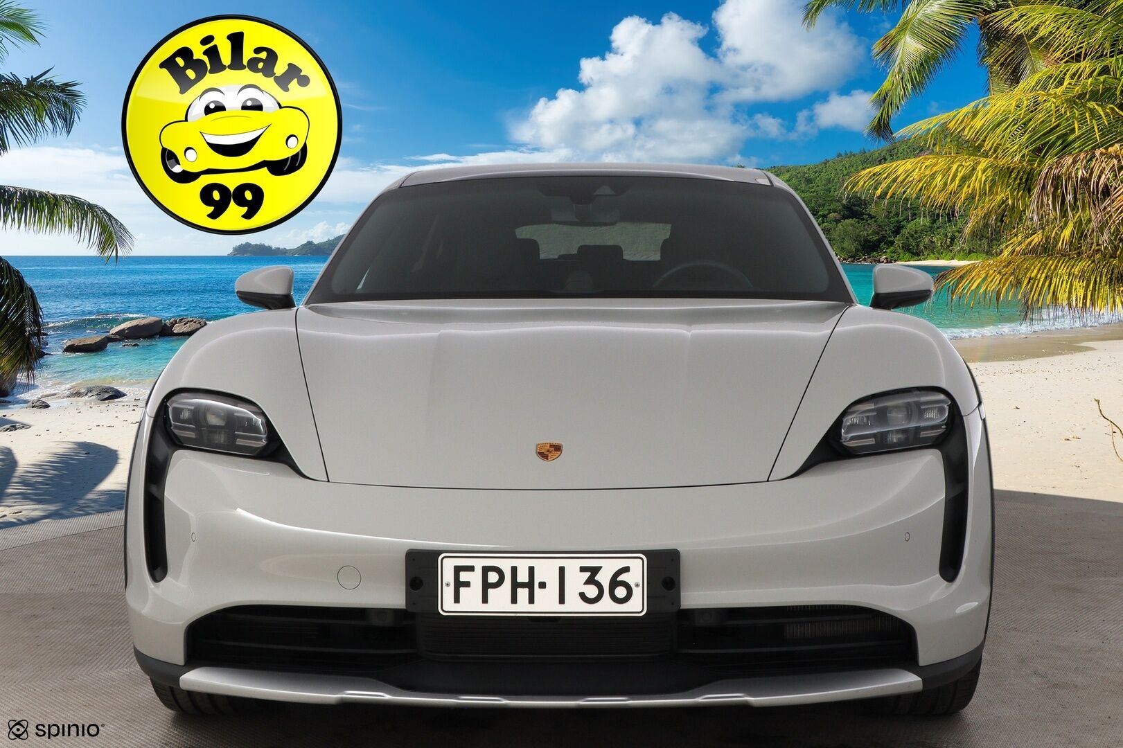 Porsche Taycan 2023 4 Cross Turismo - 2,99 % KORKOTARJOUS TÄHÄN AUTOON - Kreide / Lämpöpumppu / Nahkapenkit Muistilla / Lasikatto / Peruutuskamera / Sport Chrono / Adapt.LED / Näyttävä Yksilö!