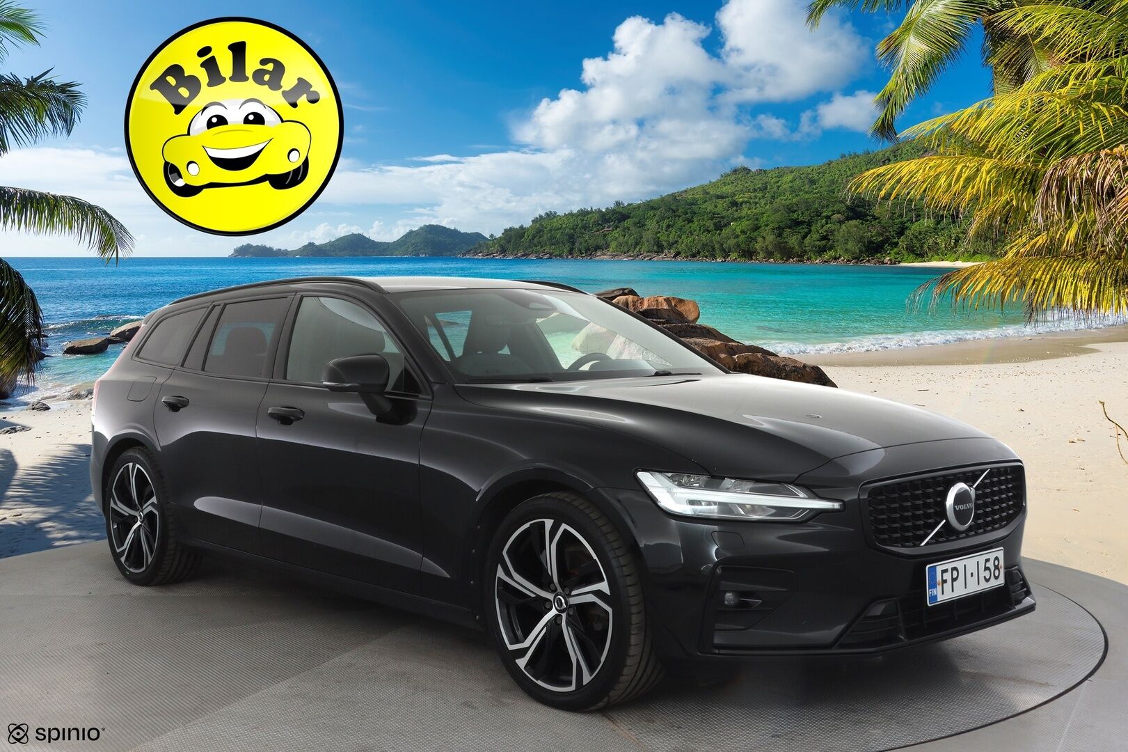 Volvo V60 2023 B4 MHEV Business Plus Dark DCT aut - | ACC | Webasto | Full-LED | H/K | Muistipenkit | P.Kamera | Puolinahat | Keyless | Apple&Android | 1.Om Suomi-auto | Kahdet Renkaat | Merkkihuollettu |