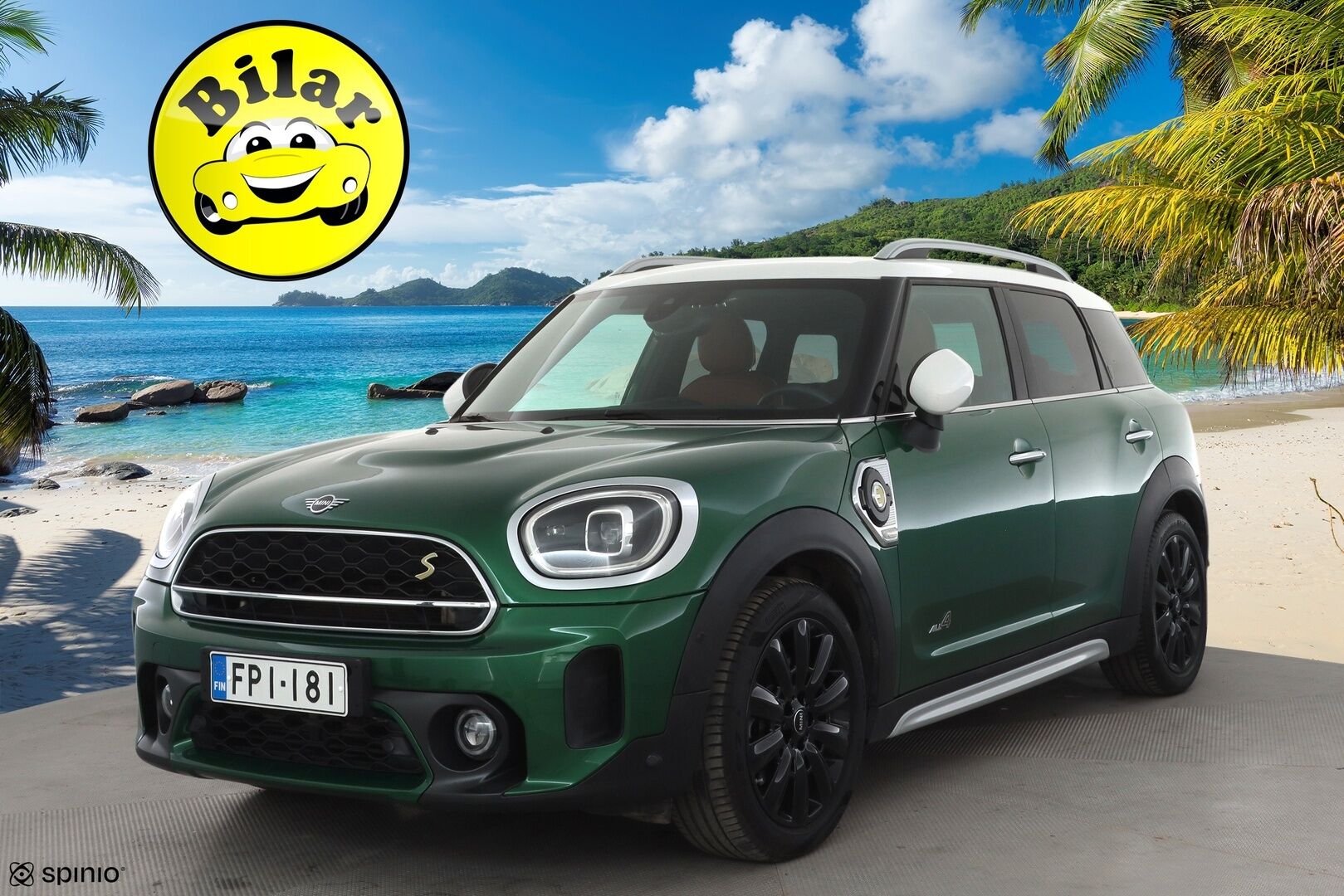MINI Countryman 2023 Cooper SE ALL4 A Maximise - | ACC | Facelift | HUD | Ruskeat nahat | Sporttipenkit | P.kamera | Ambient | P.tutkat | Sähk. takaluukku | Navi | 1-om suomiauto | Merkkihuollot | ALV |