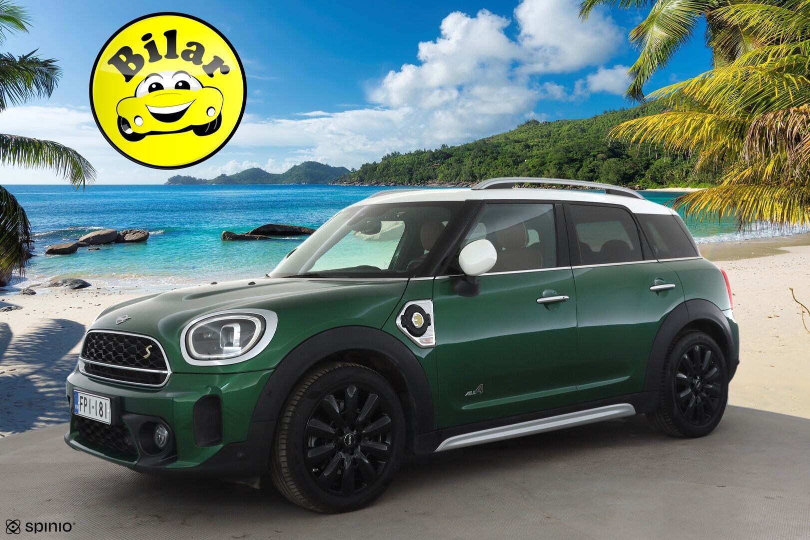 MINI Countryman 2023 Cooper SE ALL4 A Maximise - | ACC | Facelift | HUD | Ruskeat nahat | Sporttipenkit | P.kamera | Ambient | P.tutkat | Sähk. takaluukku | Navi | 1-om suomiauto | Merkkihuollot | ALV |