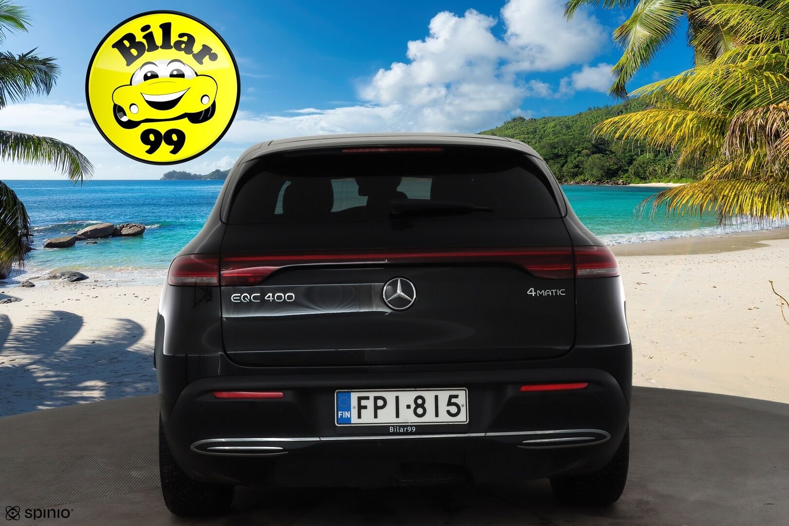 Mercedes-Benz EQC 2022 400 Electric Art * Distronic+ / HUD / 360° / Midline / Muistipenkit / Koukku / Lasikattoluukku / Keyless / Nahat / Widescreen / Navi * - Kahdet renkaat aluvanteilla / Merkkihuollettu