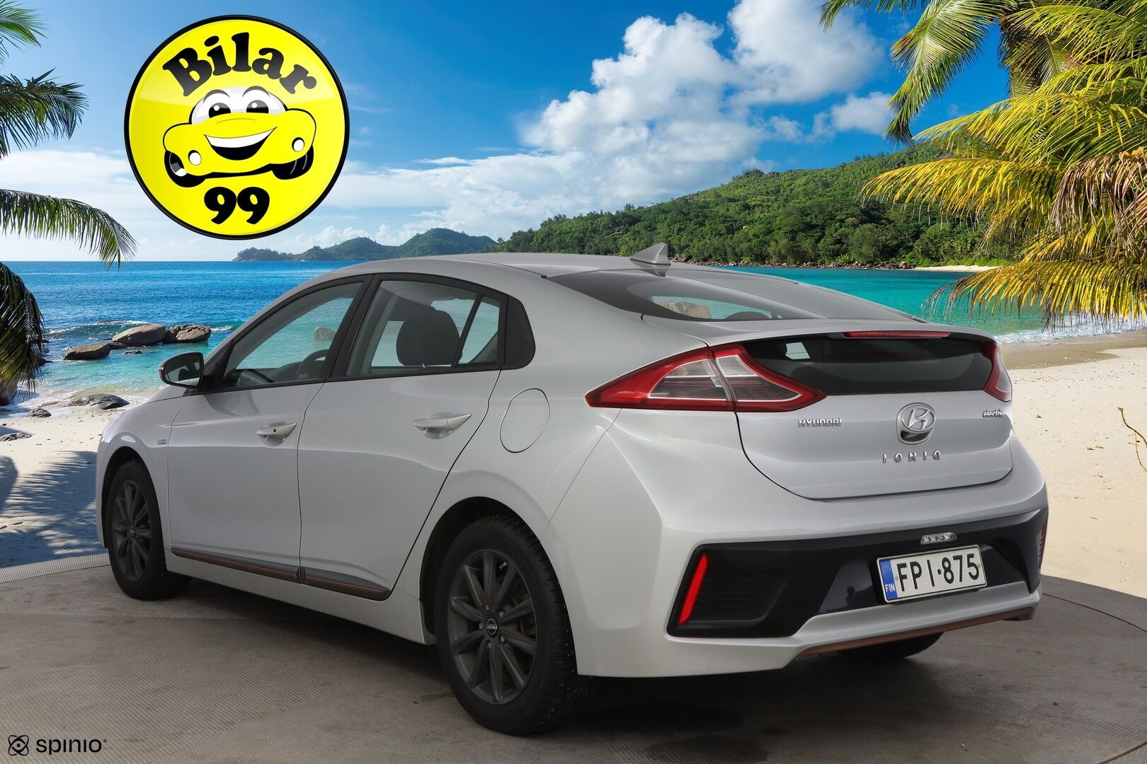 Hyundai IONIQ ELECTRIC 2019 Comfort * Lämpöpumppu / Infinity Premium Audio / Adapt.Vakkari / Peruutuskamera / Ratinlämmitys! - 2x Renkaat aluvantein / Siisti yksilö! 
