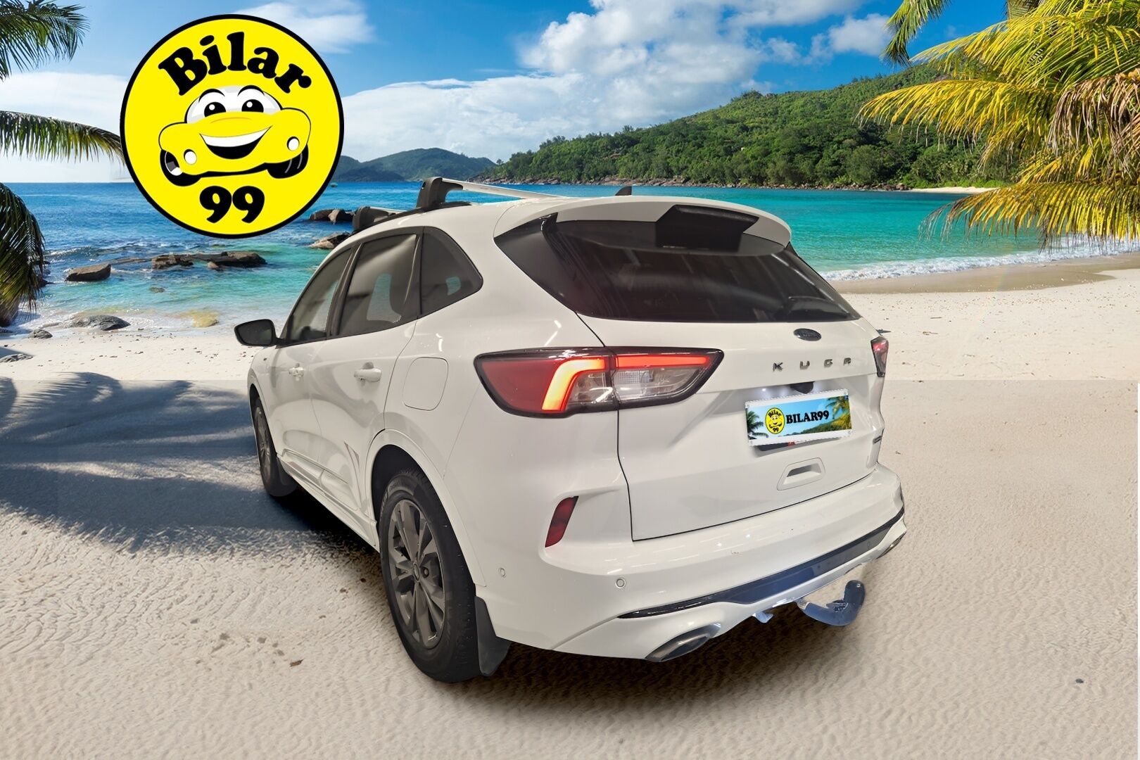 Ford Kuga 2022 2,5 Hybrid (HEV) 190hv CVT AWD ST-Line X *ACC / P.kamera / LED / Navi / Sähköpenkki / B&O / Koukku* - Lohkolämmitin / 1.Om Suomi-auto / Kahdet renkaat aluvanteilla 