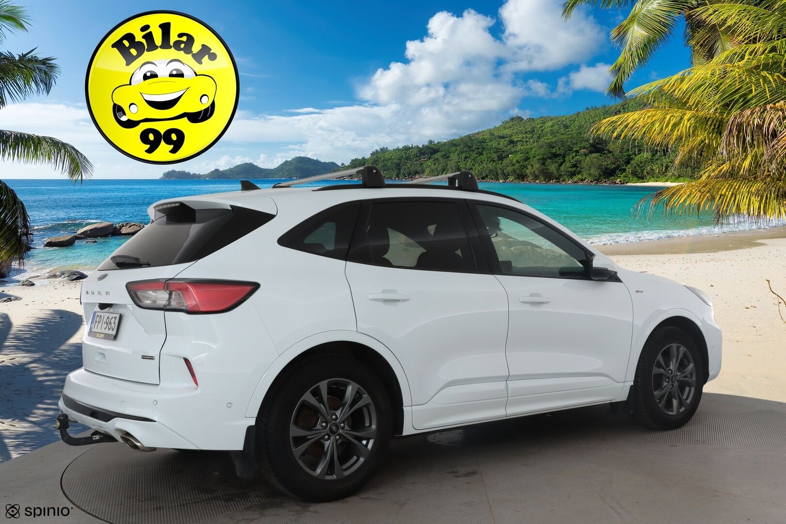 Ford Kuga 2022 2,5 Hybrid (HEV) 190hv CVT AWD ST-Line X *ACC / P.kamera / LED / Navi / Sähköpenkki / B&O / Koukku* - Lohkolämmitin / 1.Om Suomi-auto / Kahdet renkaat aluvanteilla 
