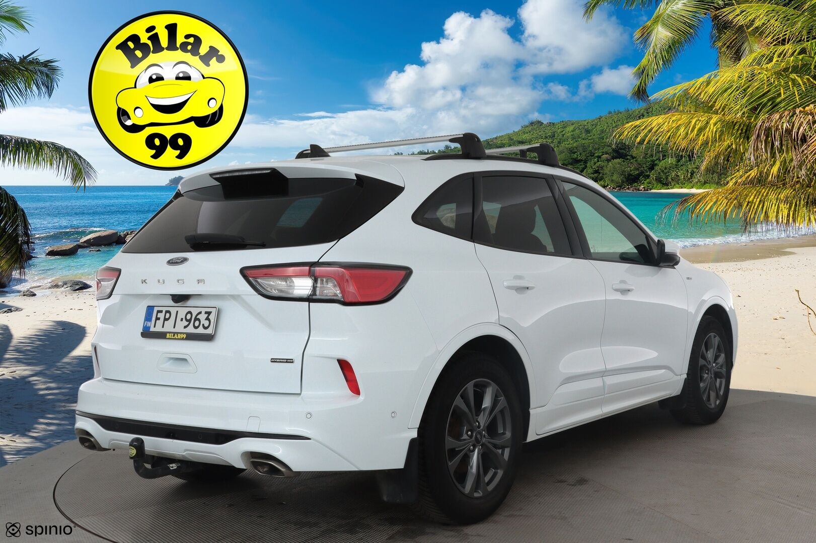 Ford Kuga 2022 2,5 Hybrid (HEV) 190hv CVT AWD ST-Line X *ACC / P.kamera / LED / Navi / Sähköpenkki / B&O / Koukku* - Lohkolämmitin / 1.Om Suomi-auto / Kahdet renkaat aluvanteilla 