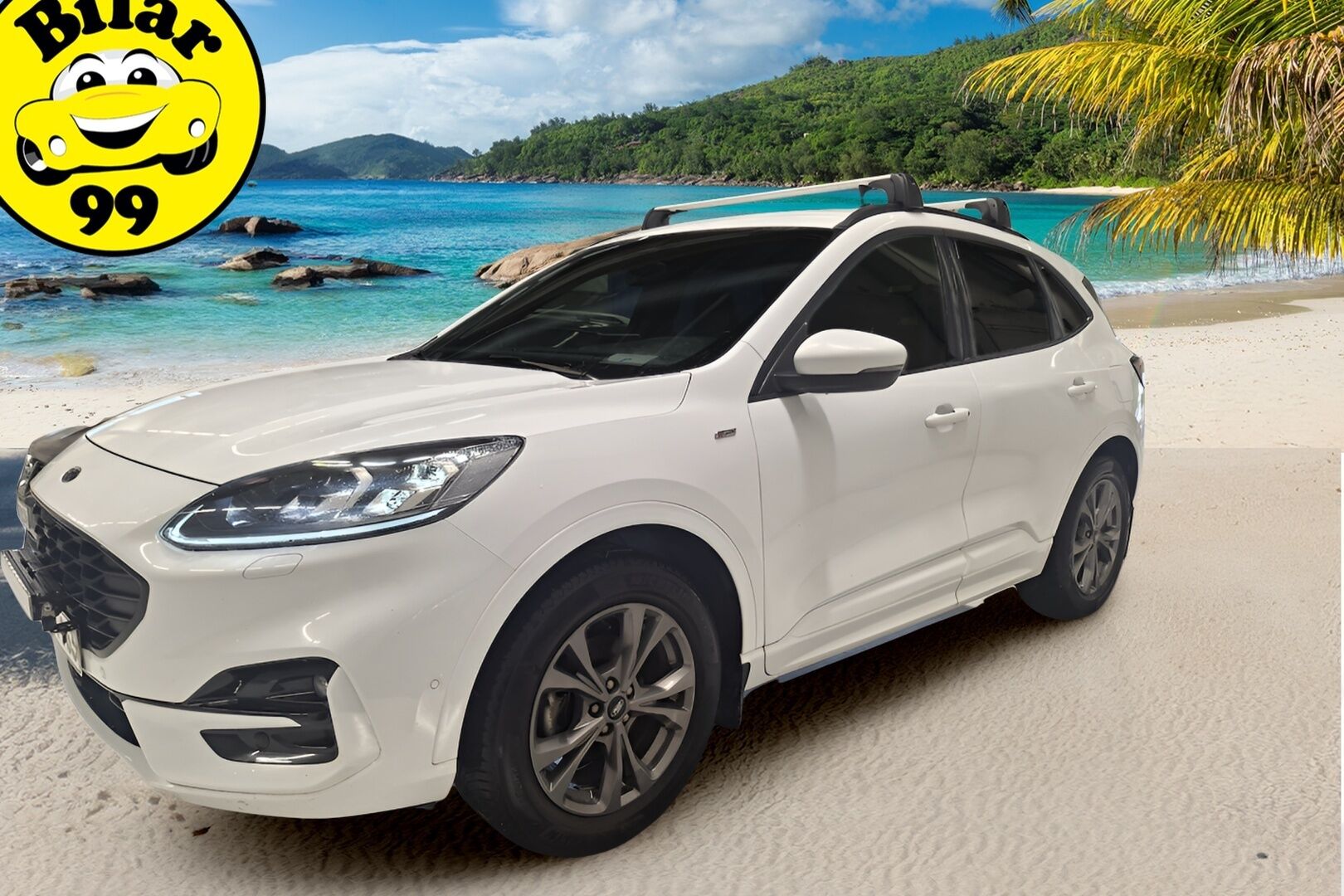 Ford Kuga 2022 2,5 Hybrid (HEV) 190hv CVT AWD ST-Line X *ACC / P.kamera / LED / Navi / Sähköpenkki / B&O / Koukku* - Lohkolämmitin / 1.Om Suomi-auto / Kahdet renkaat aluvanteilla 
