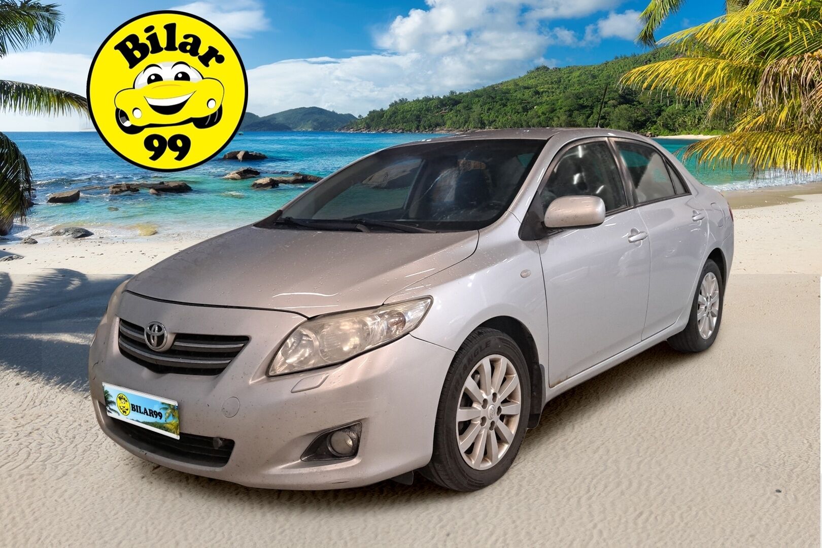 Toyota Corolla 2009 1,6 Dual VVT-i Linea Sol 4ov *YritysOulet* -  Myydään vain yrityksille / Vetokoukku / Lohkolämmitin / 2x renkaat - Hyvä huoltohistoria ja 2x hyvät renkaat vanteineen! Suomi-auto vetokoukulla, lohkolämppärillä ja vakkarilla!