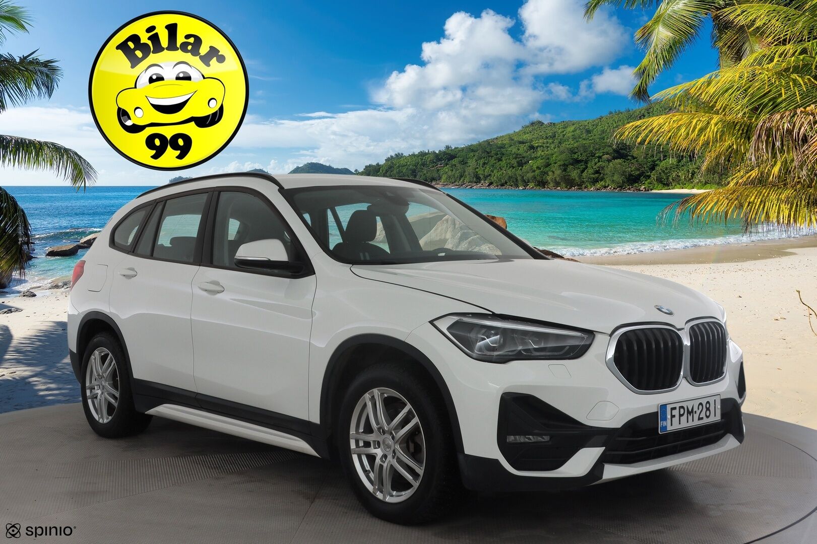 BMW X1 2020 F48 xDrive25e A Charged Edition Sport * 1.Om Suomi-auto / HUD / Navi / Vakkari / LED / P.tutka / Puolinahat * - Kahdet renkaat aluvanteilla / Merkkihuollettu
