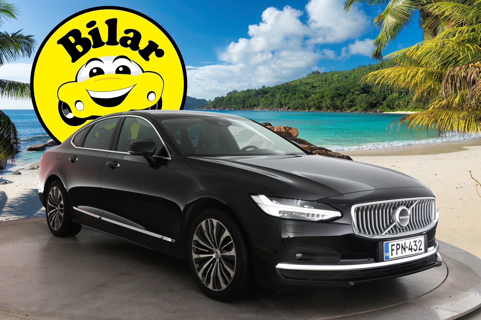 Volvo S90 2021 D3 Business Inscription Edition / Adapt.vakkari / Webasto / Peruutuskamera / Nahkaverhoilu / Suomi-auto - HULLUT JOULUT KORKOTARJOUS 2,49% 
