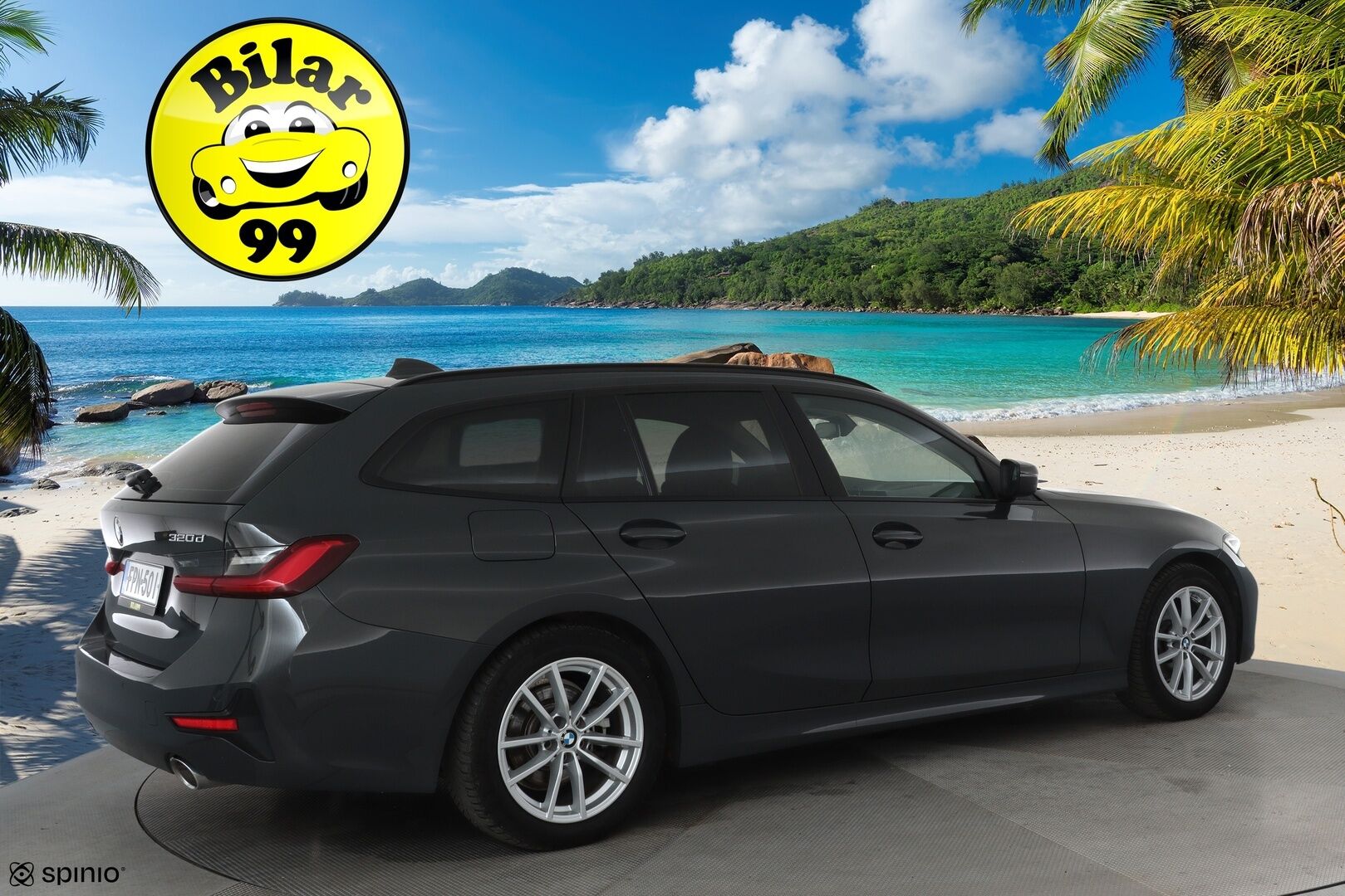BMW 320 2020 G21 xDrive Business Sport MHEV *Vakkari / Webasto / Koukku / Hifit / LED / Puolinahat / Digimittaristo / Ratin lämmitin / Display Key - 3,99 % KORKOTARJOUS TÄHÄN AUTOON 31.8. ASTI! - 1.Om Suomi-auto / Merkkihuollettu ja viimeisin huolto 06/25 / Kahdet renkaat aluvanteilla 