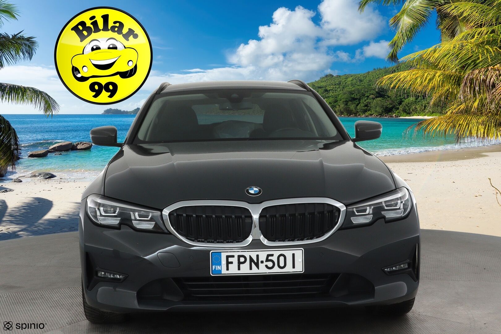 BMW 320 2020 G21 xDrive Business Sport MHEV *Vakkari / Webasto / Koukku / Hifit / LED / Puolinahat / Digimittaristo / Ratin lämmitin / Display Key - 3,99 % KORKOTARJOUS TÄHÄN AUTOON 31.8. ASTI! - 1.Om Suomi-auto / Merkkihuollettu ja viimeisin huolto 06/25 / Kahdet renkaat aluvanteilla 
