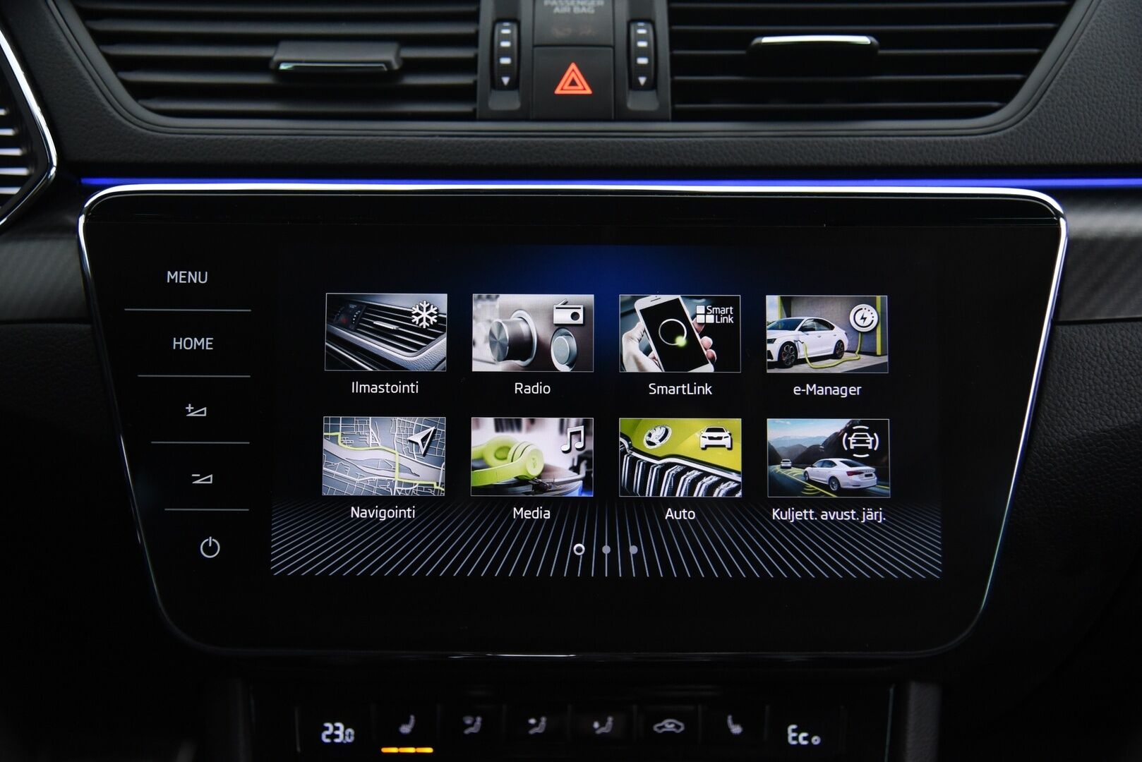 Skoda Superb 2020 Combi 1,4 TSI PHEV SportLine iV DSG Autom. / Webasto / Koukku / Matrix-LED / 360° / Skoda Sound System / - Muistipenkki / Adapt.vak / BLIS / Apple & Android / Huippuvarusteltu! 