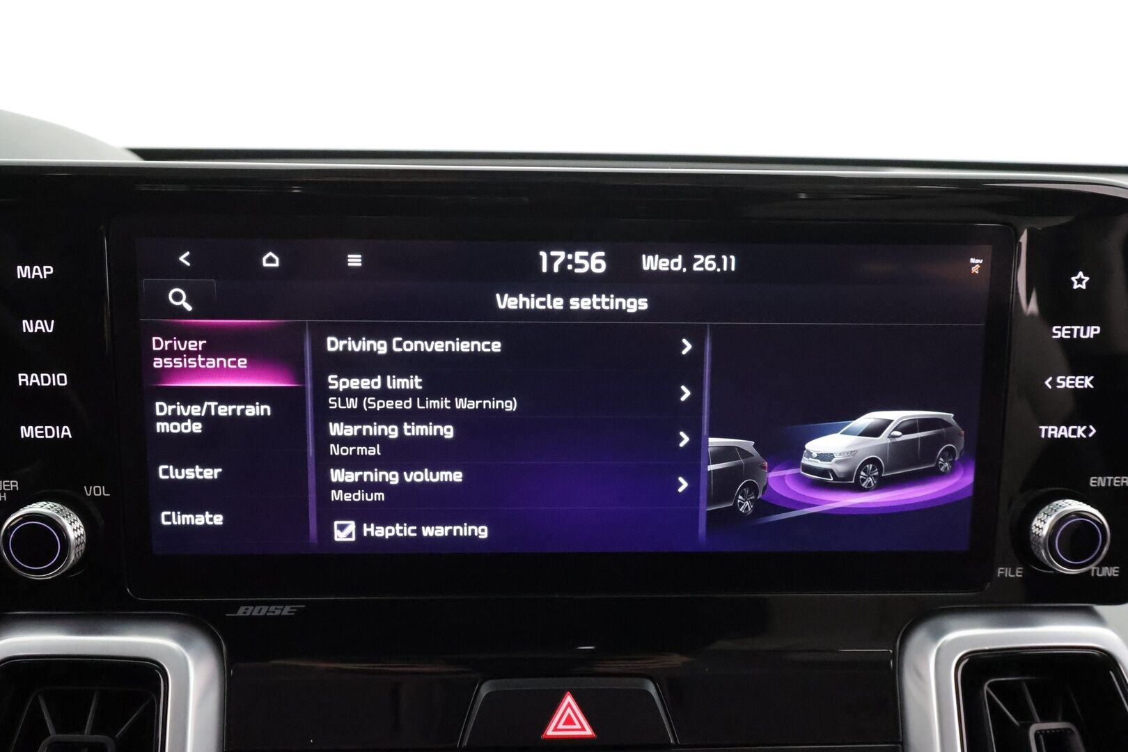 Kia Sorento 2021 2,2 CRDi AWD Business Premium DCT AT 7P * ACC / 360° / Bose / LED / Navi / Sähköpenkit / Koukku / Digimittaristo * - Suomi-auto / Kahdet renkaat aluvanteilla / Merkkihuollettu