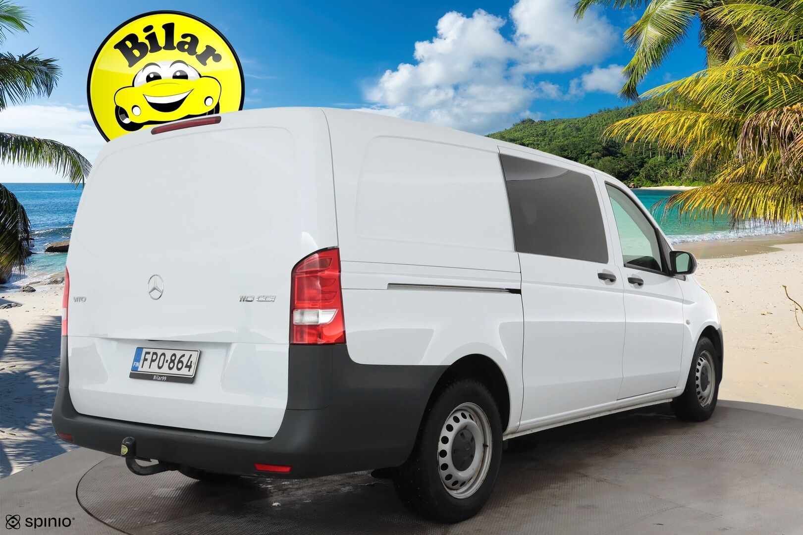 Mercedes-Benz Vito 2022 110CDI FWD-3,05/32K keskipitkä A2 * Vakkari / Webasto / P-Kamera / Koukku / Bluetooth* - Suomi-auto / ALV / 2x vanteet