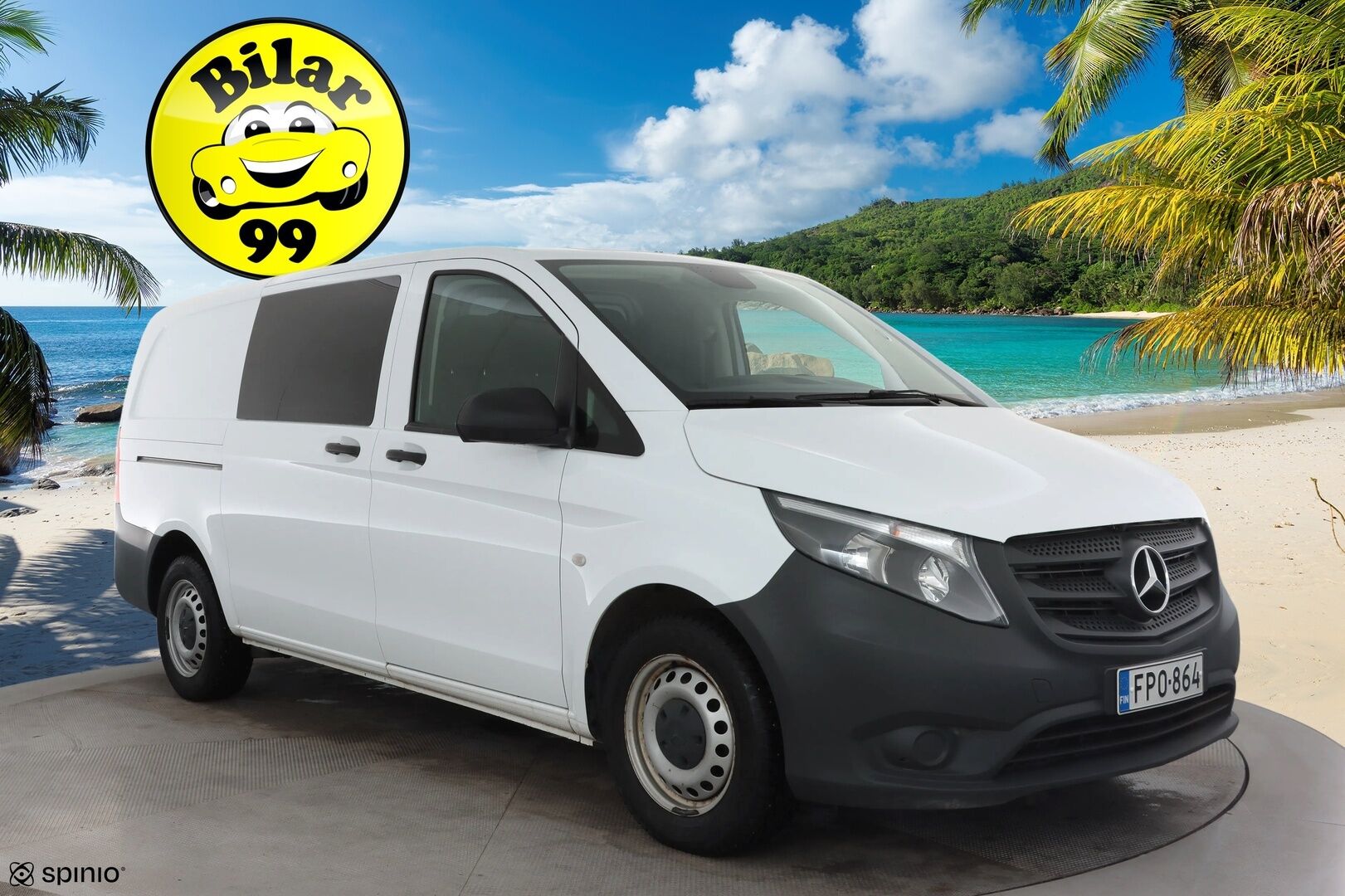 Mercedes-Benz Vito 2022 110CDI FWD-3,05/32K keskipitkä A2 * Vakkari / Webasto / P-Kamera / Koukku / Bluetooth* - Suomi-auto / ALV / 2x vanteet