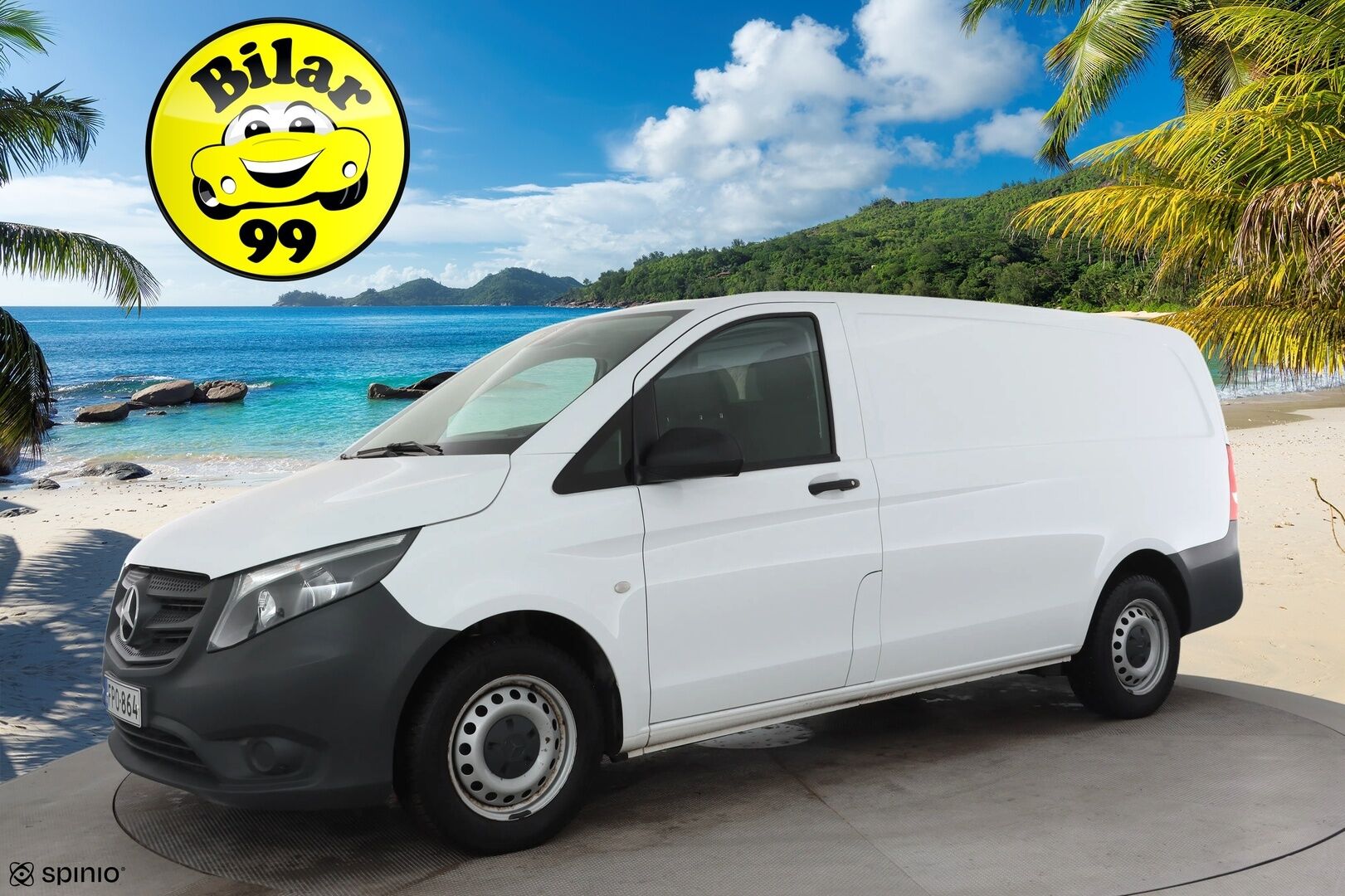 Mercedes-Benz Vito 2022 110CDI FWD-3,05/32K keskipitkä A2 * Vakkari / Webasto / P-Kamera / Koukku / Bluetooth* - Suomi-auto / ALV / 2x vanteet