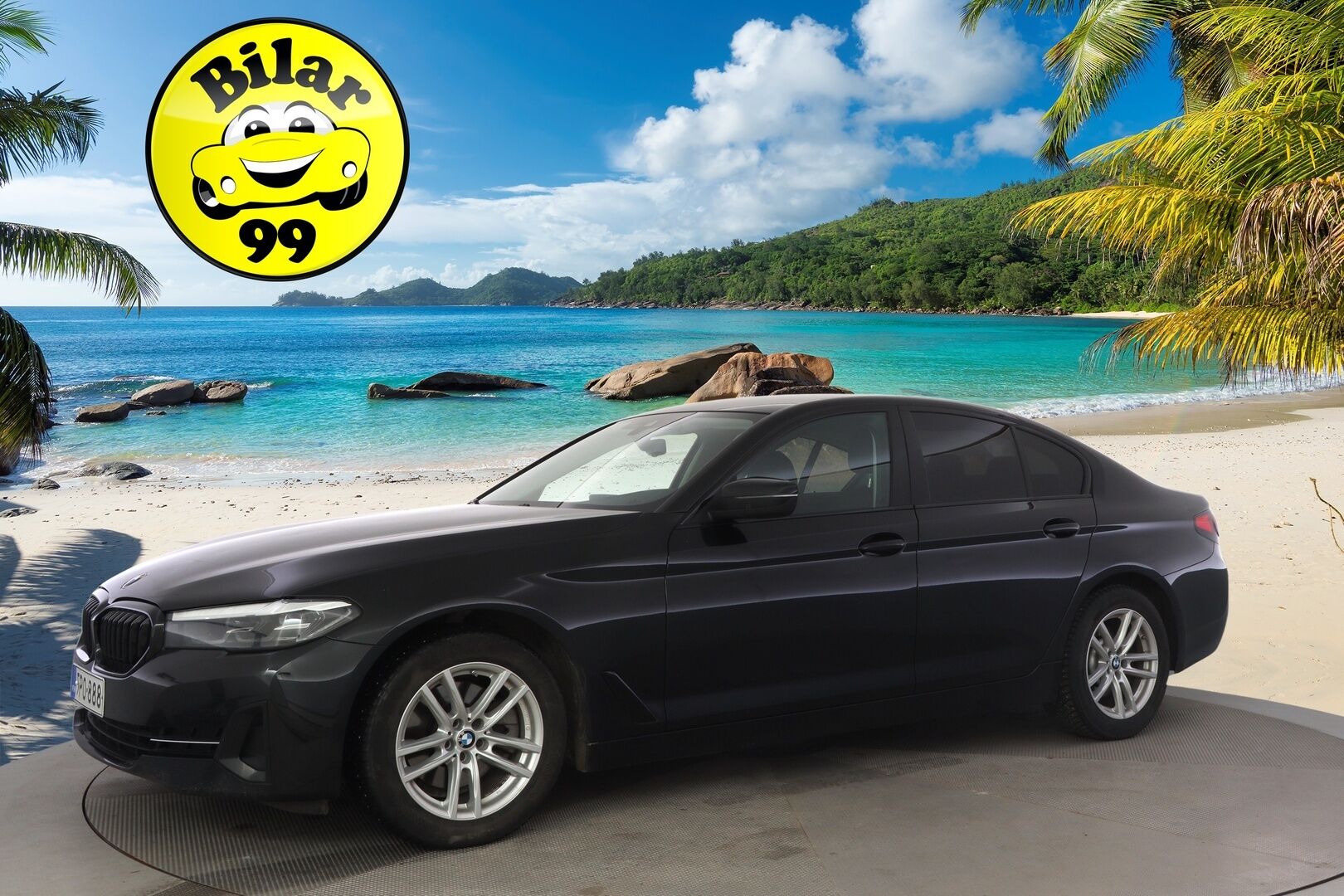 BMW 520 2021 G30 LCI Sedan 520d A xDrive MHEV *1-om. Suomi-auto / Vakkari / Prof.Navi / LED / Apple&Android / Kahdet renkaat aluvanteilla * - Neliveto / Taloudellinen /