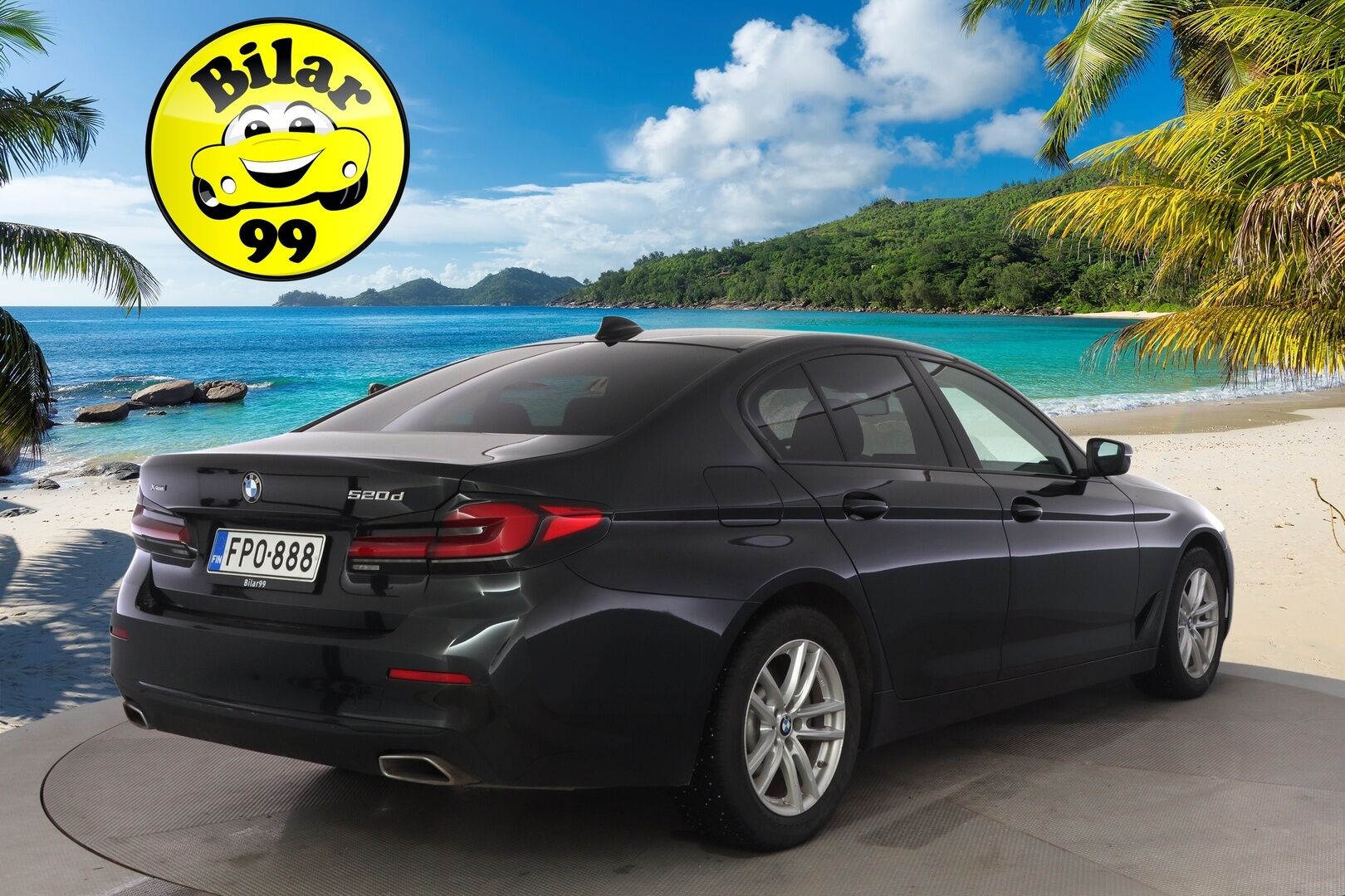 BMW 520 2021 G30 LCI Sedan 520d A xDrive MHEV *1-om. Suomi-auto / Vakkari / Prof.Navi / LED / Apple&Android / Kahdet renkaat aluvanteilla * - Neliveto / Taloudellinen /