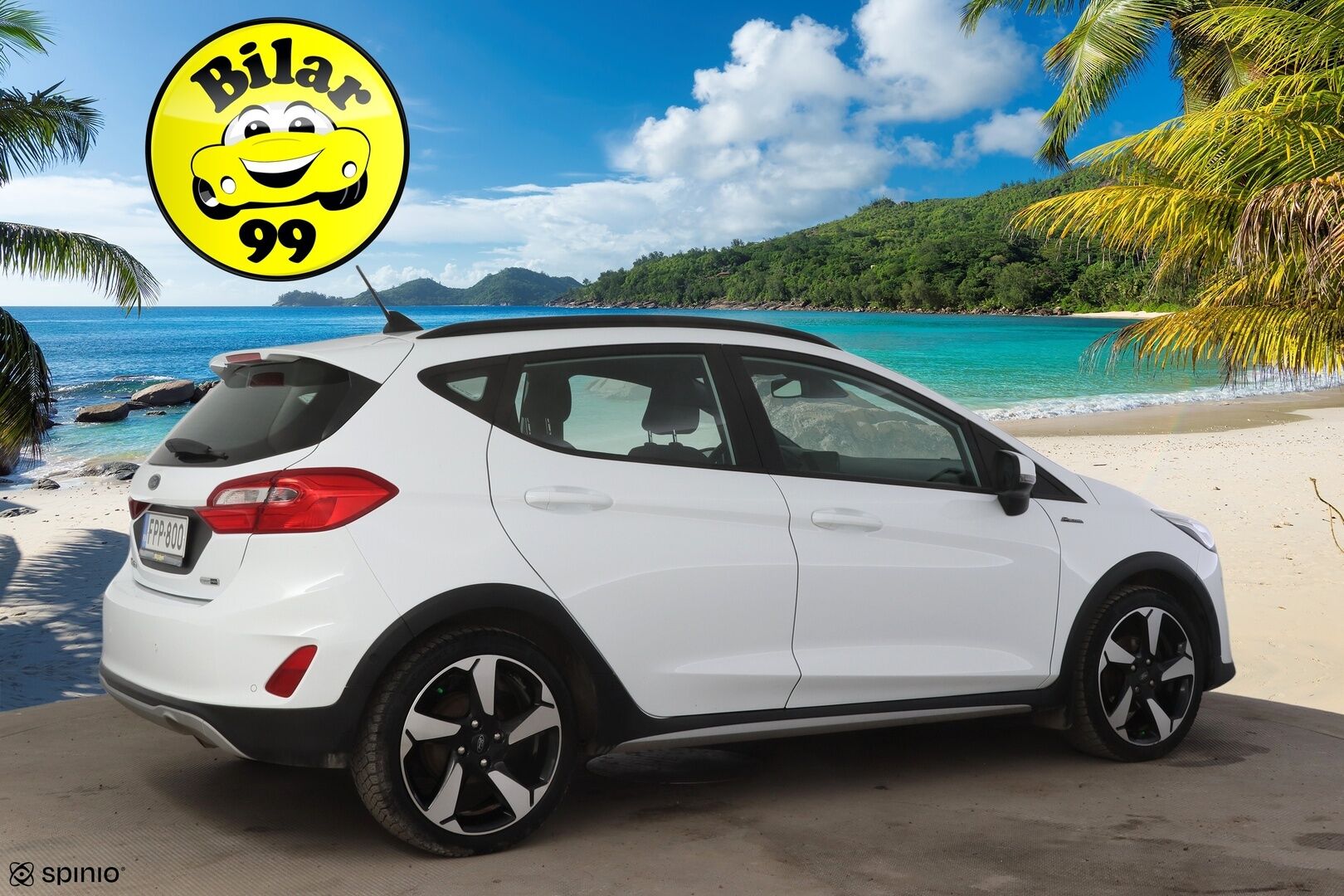 Ford Fiesta 2021 1,0 EcoBoost Hybrid (mHEV) 125hv M6 Active 5-ovinen * Ohjauspyörän lämmitin / Apple&Android / P-tutkat * - 1 Omisteinen Suomi-auto / 2x Renkaat