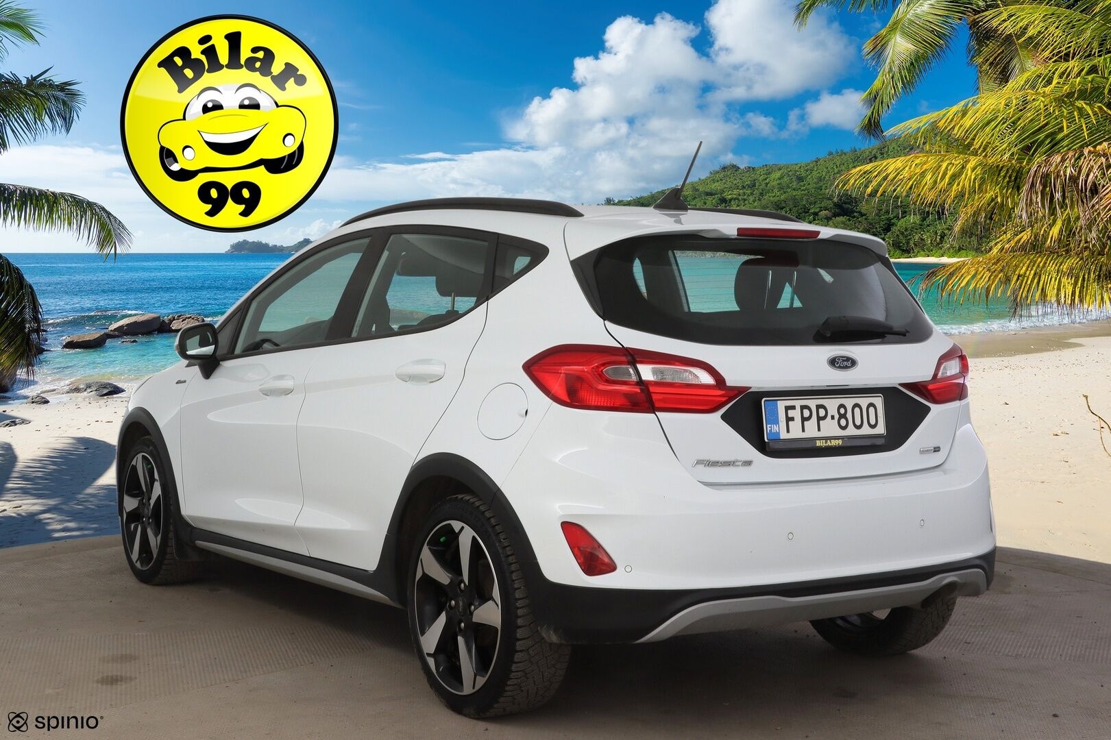 Ford Fiesta 2021 1,0 EcoBoost Hybrid (mHEV) 125hv M6 Active 5-ovinen * Ohjauspyörän lämmitin / Apple&Android / P-tutkat * - 1 Omisteinen Suomi-auto / 2x Renkaat