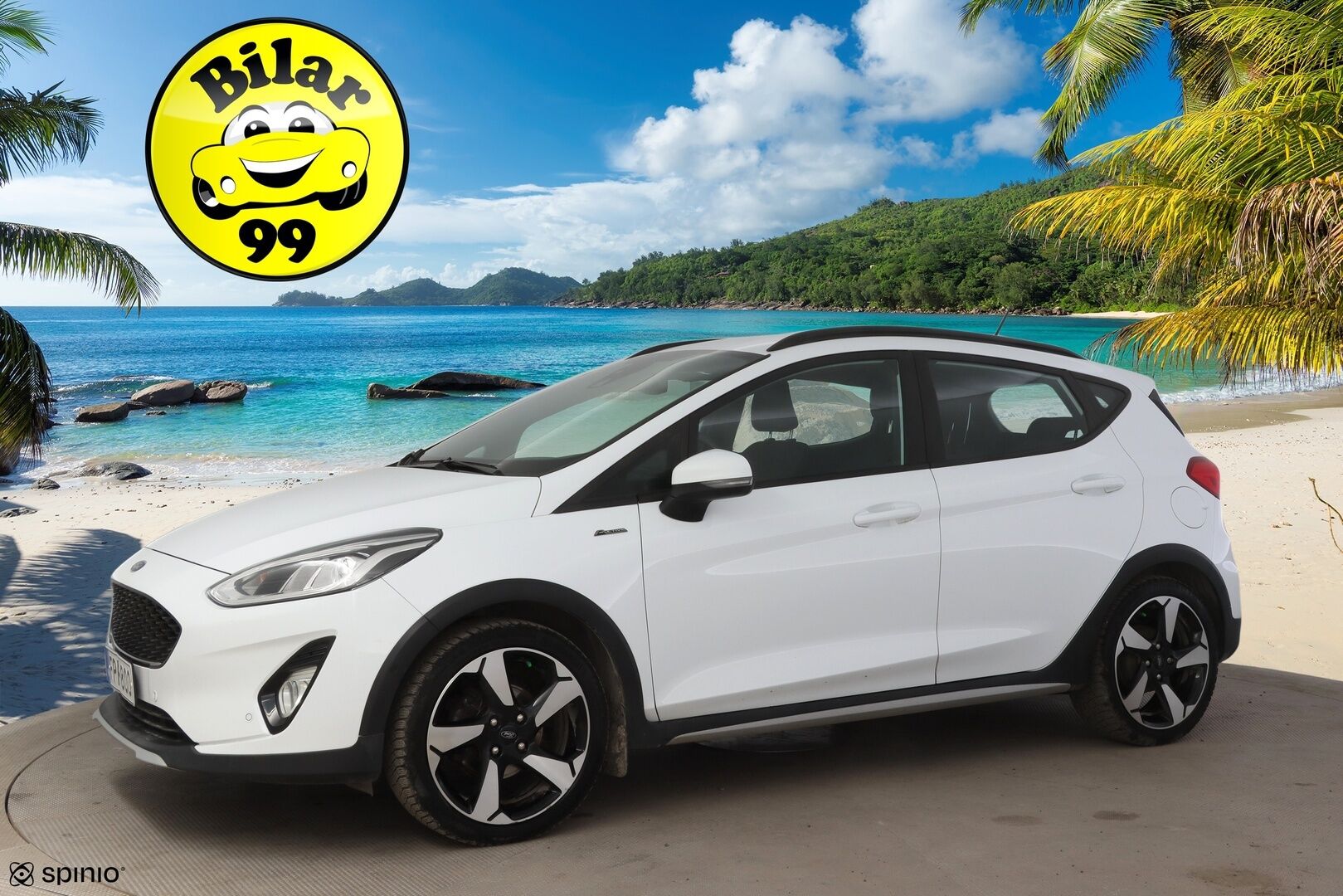 Ford Fiesta 2021 1,0 EcoBoost Hybrid (mHEV) 125hv M6 Active 5-ovinen * Ohjauspyörän lämmitin / Apple&Android / P-tutkat * - 1 Omisteinen Suomi-auto / 2x Renkaat