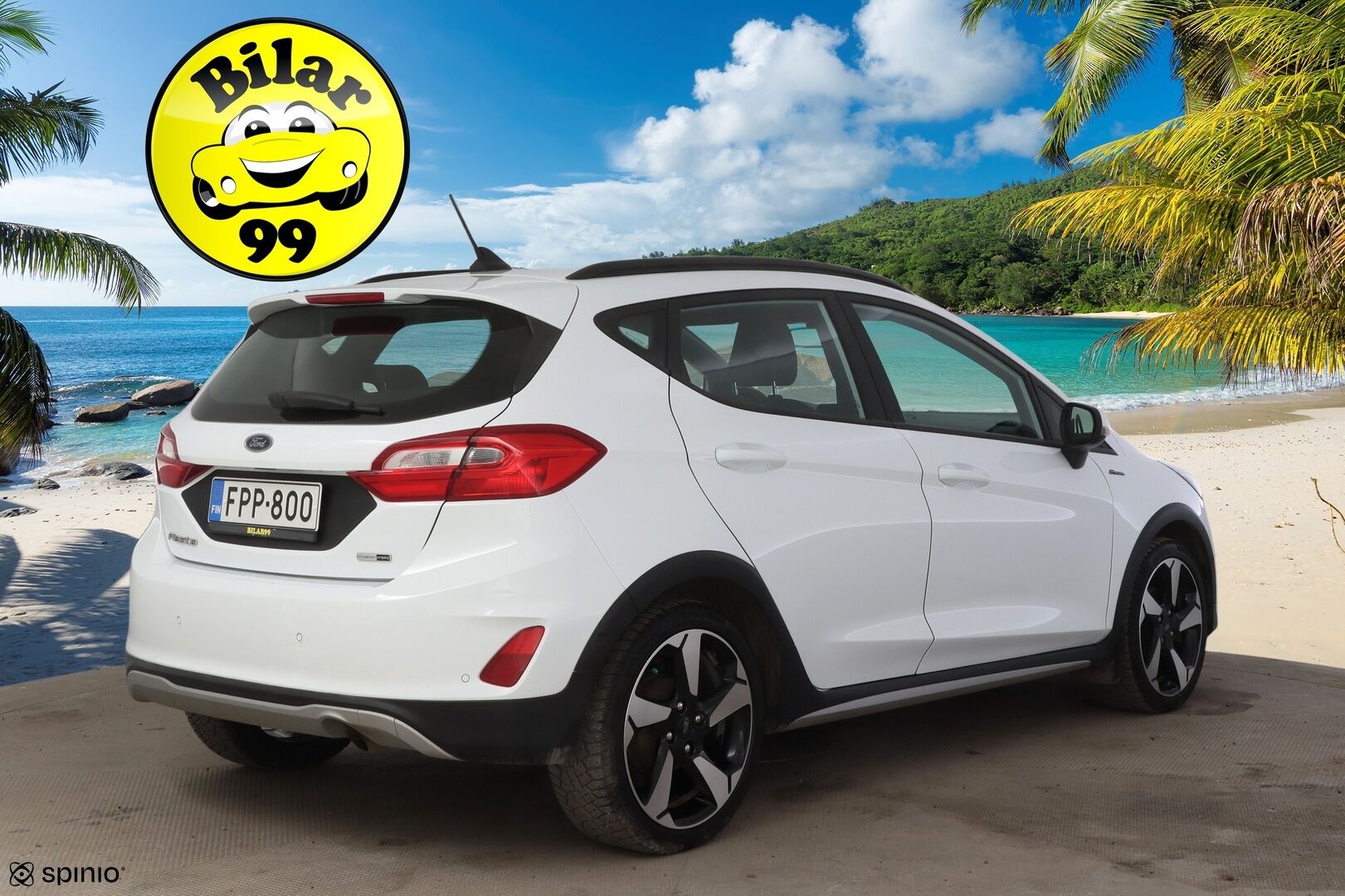 Ford Fiesta 2021 1,0 EcoBoost Hybrid (mHEV) 125hv M6 Active 5-ovinen * Ohjauspyörän lämmitin / Apple&Android / P-tutkat * - 1 Omisteinen Suomi-auto / 2x Renkaat
