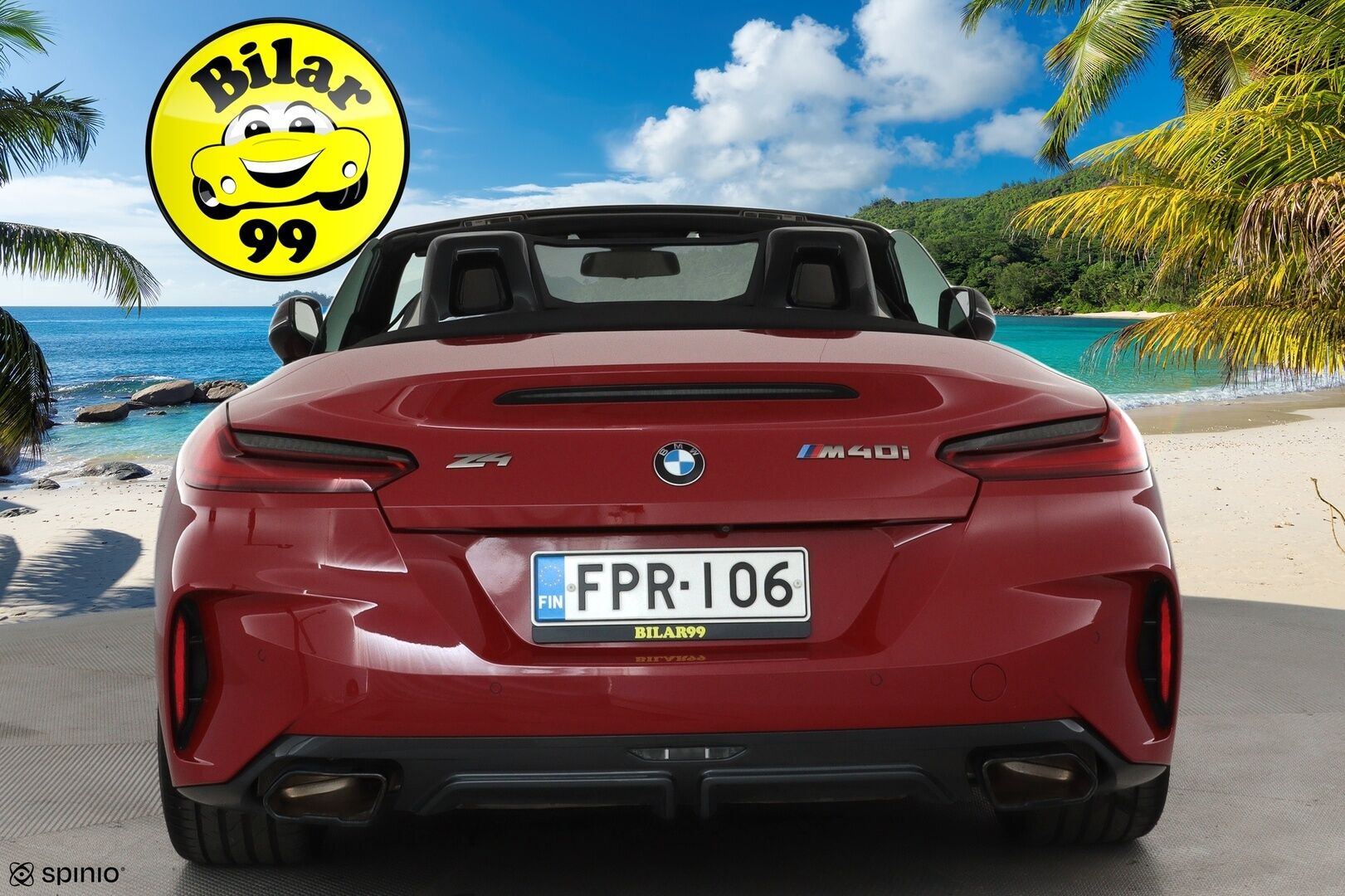 BMW Z4 2019 G29 Roadster M40i **HUD / H&K / Adapt.vakkari / Vaaleat nahkapenkit / P.kamera / Comfort access - 2,99 % KORKOTARJOUS TÄHÄN AUTOON - 