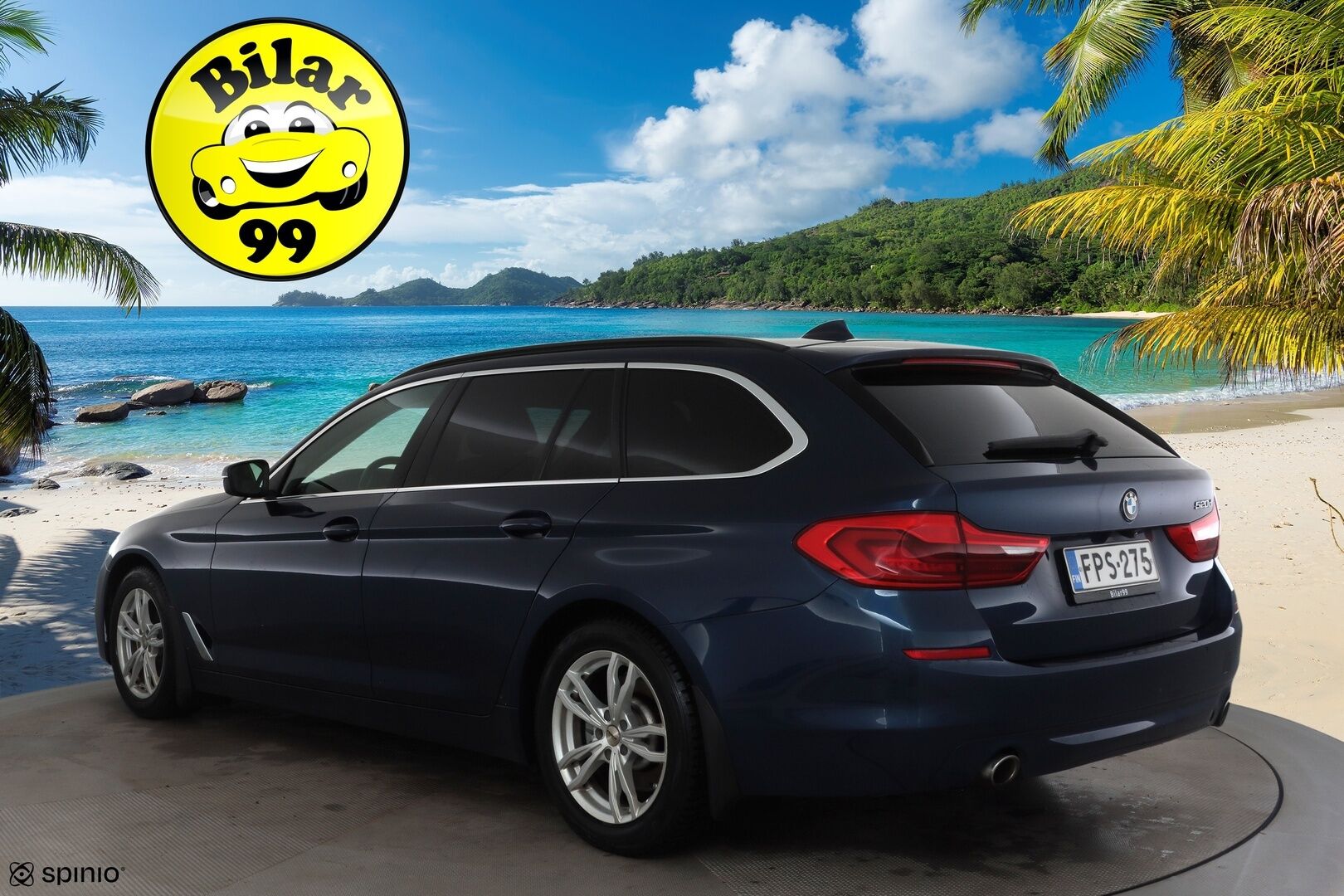 BMW 520 2017 G31 Touring 520d A Business * Webasto / Koukku / LED / Sportnahat / P.kamera / Navi / Kaistavahti / Vakkari * - Kahdet renkaat / Merkkihuollot