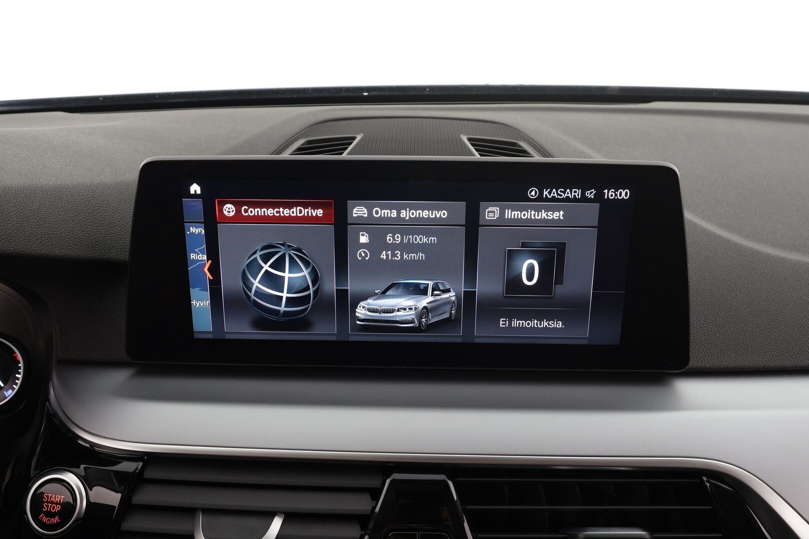 BMW 520 2017 G31 Touring 520d A Business * Webasto / Koukku / LED / Sportnahat / P.kamera / Navi / Kaistavahti / Vakkari * - Kahdet renkaat / Merkkihuollot