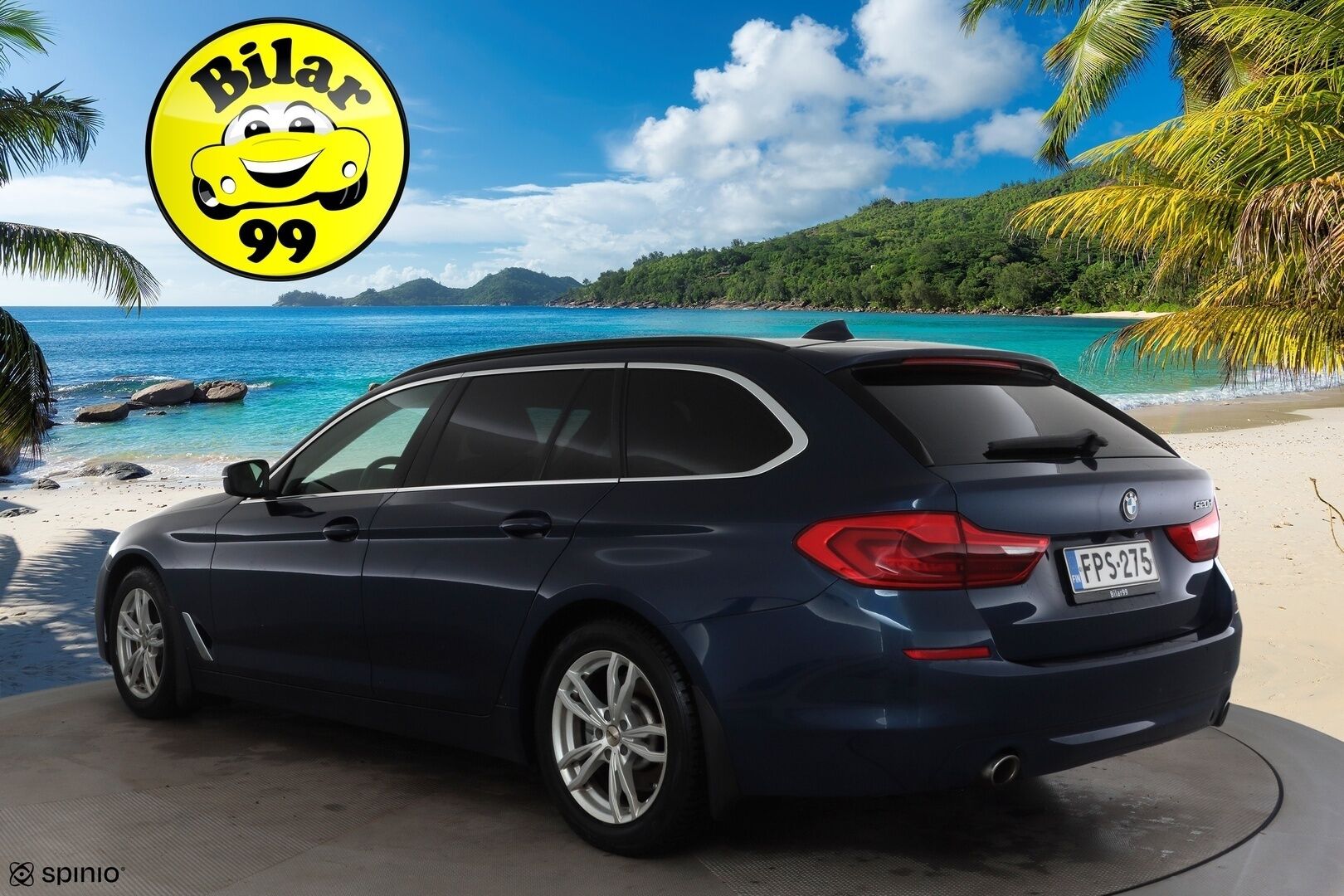 BMW 520 2018 G31 Touring 520d A Business * Webasto / Koukku / LED / Sportnahat / P.kamera / Prof.Navi / Kaistavahti / Vakkari * - Kahdet renkaat / Merkkihuollot / Upea nahkasisusta!