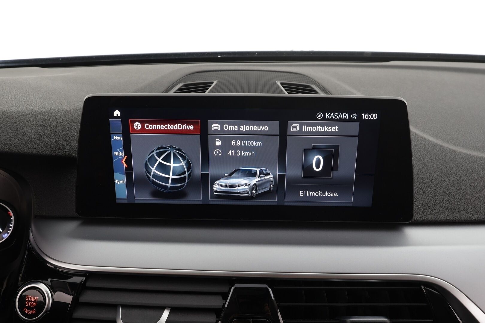 BMW 520 2018 G31 Touring 520d A Business * Webasto / Koukku / LED / Sportnahat / P.kamera / Prof.Navi / Kaistavahti / Vakkari * - Kahdet renkaat / Merkkihuollot / Upea nahkasisusta!