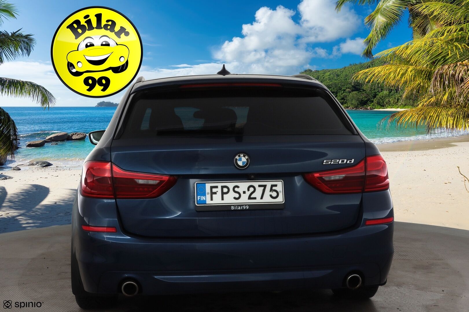 BMW 520 2017 G31 Touring 520d A Business * Webasto / Koukku / LED / Sportnahat / P.kamera / Navi / Kaistavahti / Vakkari * - Kahdet renkaat / Merkkihuollot