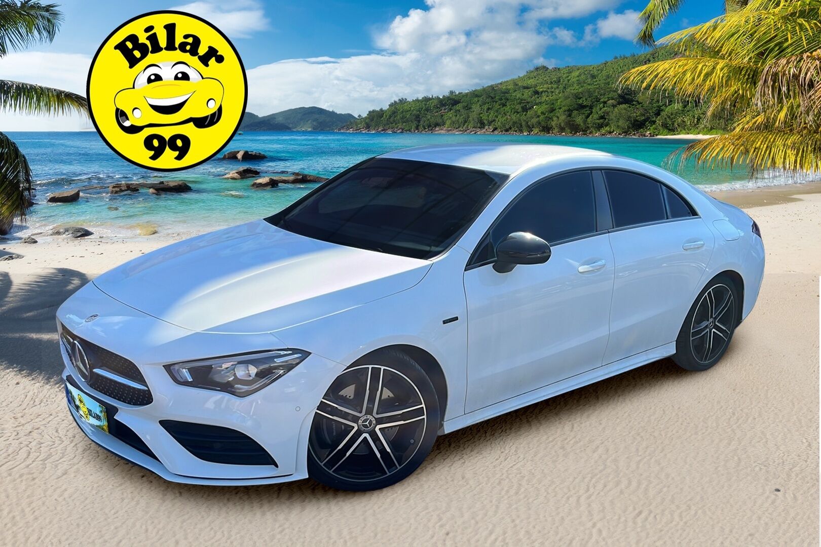 Mercedes-Benz CLA 2021 250 e A Business AMG EQ Power *P.Kamera / Tehdaskoukku / Navi / Digimittaristo* - 3,99 % KORKOTARJOUS TÄHÄN AUTOON 14.9. ASTI! - *2 x renkaat alkuperäisillä vanteilla / Hyvä huoltohistoria / Siisti yksilö* 