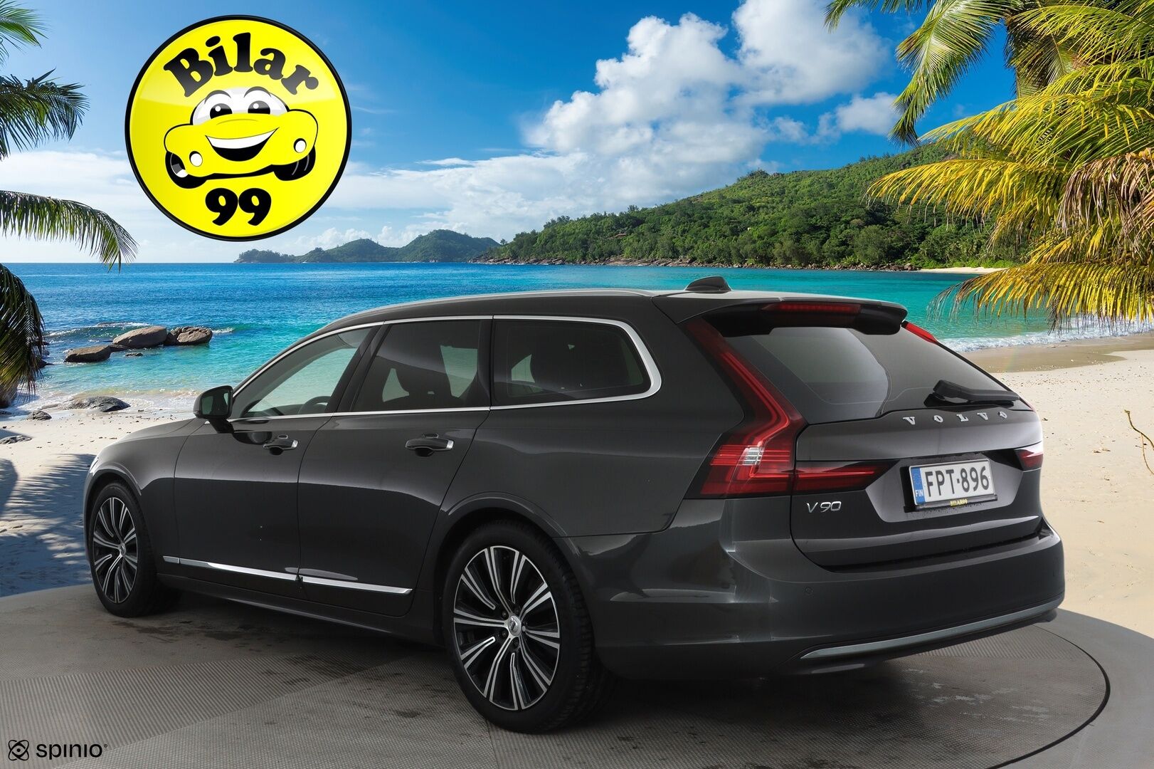 Volvo V90 2021 D3 Business Inscription Edition **Webasto / ACC / Full-LED / P.Kamera / Sportnahat Muistilla / Navi / Kaistavahti** - Suomi-auto / Kahdet Renkaat / Merkkihuollettu!