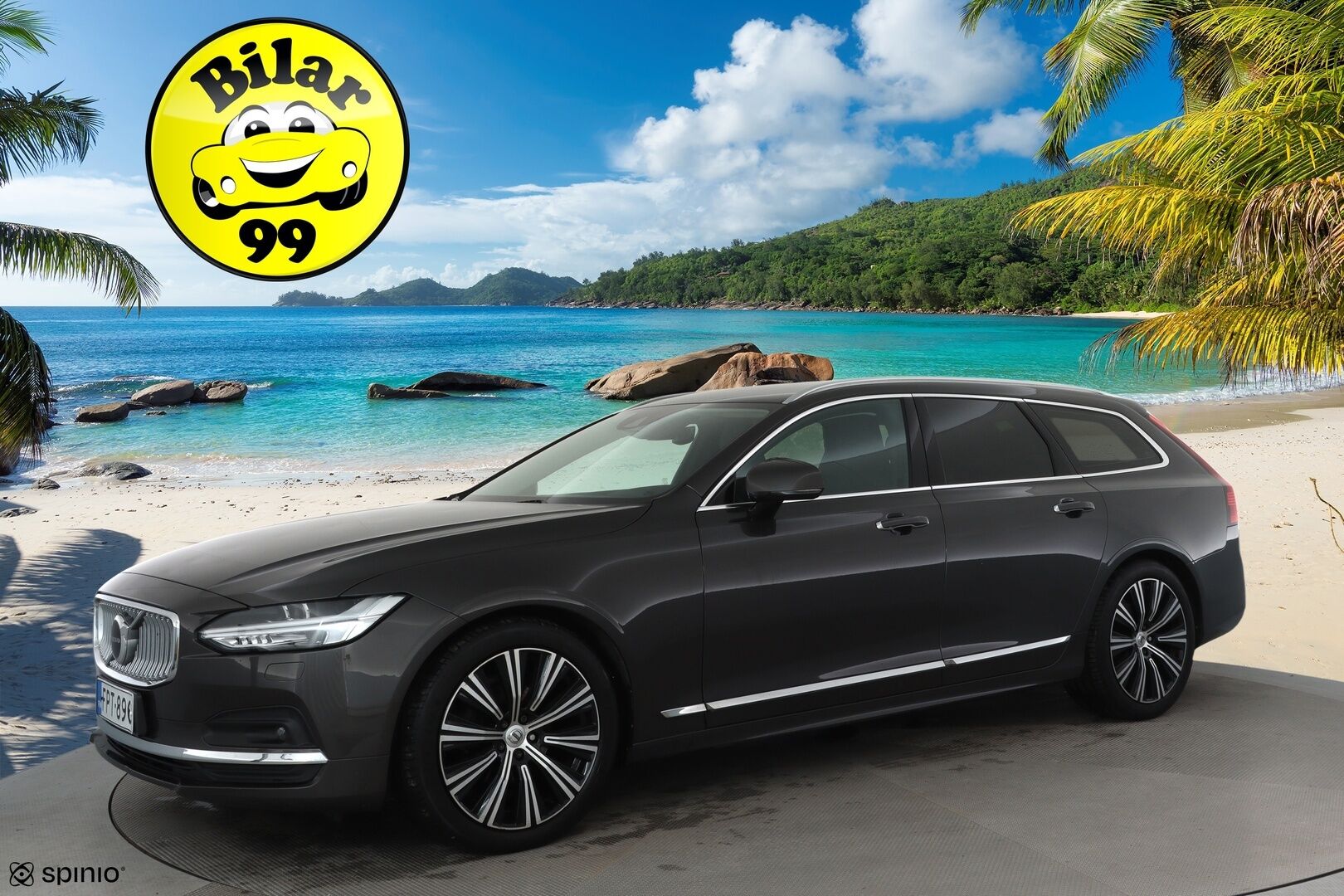 Volvo V90 2021 D3 Business Inscription Edition **Webasto / ACC / Full-LED / P.Kamera / Sportnahat Muistilla / Navi / Kaistavahti** - Suomi-auto / Kahdet Renkaat / Merkkihuollettu!