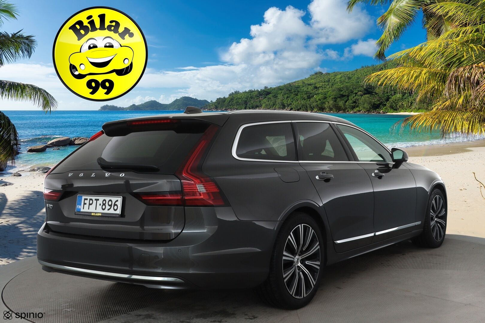 Volvo V90 2021 D3 Business Inscription Edition **Webasto / ACC / Full-LED / P.Kamera / Sportnahat Muistilla / Navi / Kaistavahti** - Suomi-auto / Kahdet Renkaat / Merkkihuollettu!