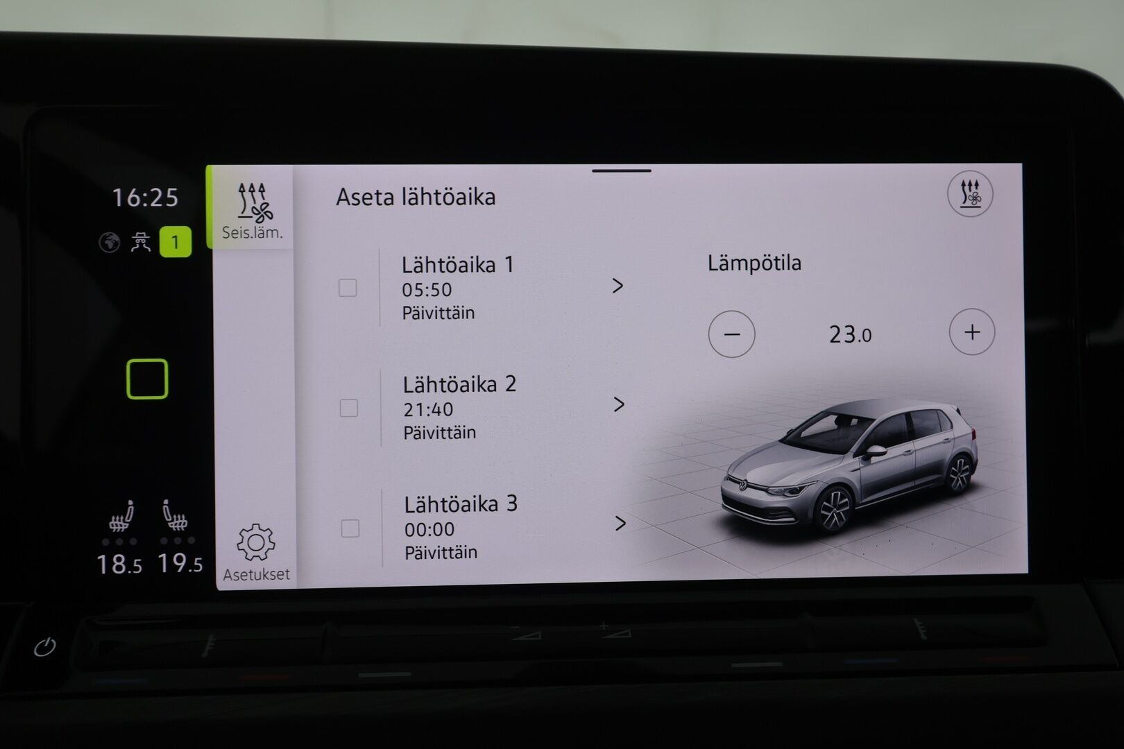 Volkswagen Golf 2021 Style 1,5 eTSI 110 kW (MHEV) DSG-automaatti - | Super varusteet! | ACC | Webasto | Kattoluukku | Hierova Muistipenkki | IQ-Light Matrix LED | P.Kamera | Ratinlämmitys | Keyless | Apple&Android | Kahdet Renkaat |