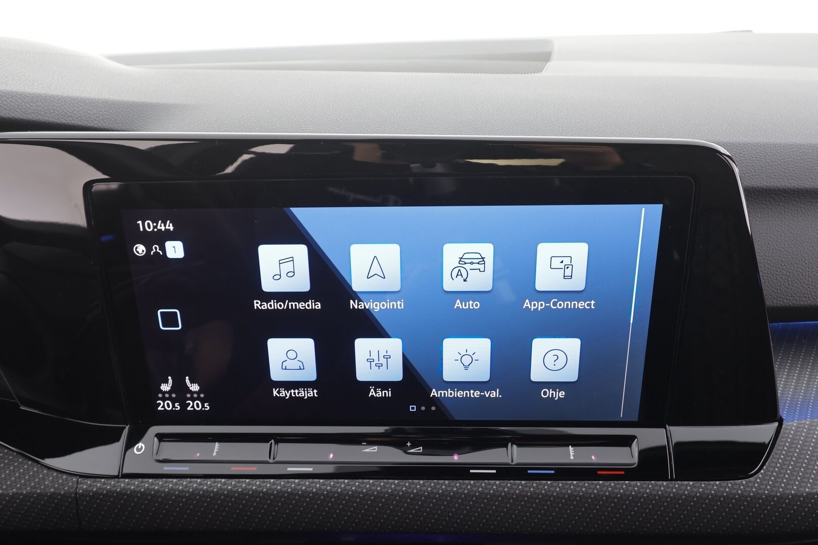Volkswagen Golf 2021 R-Line 1,5 eTSI 110 kW (MHEV) DSG-automaatti - | ACC | Webasto | LED | P.Tutkat | Puolinahat | Keyless | Apple&Android | 1.Om Suomi-auto | Kahdet Renkaat |