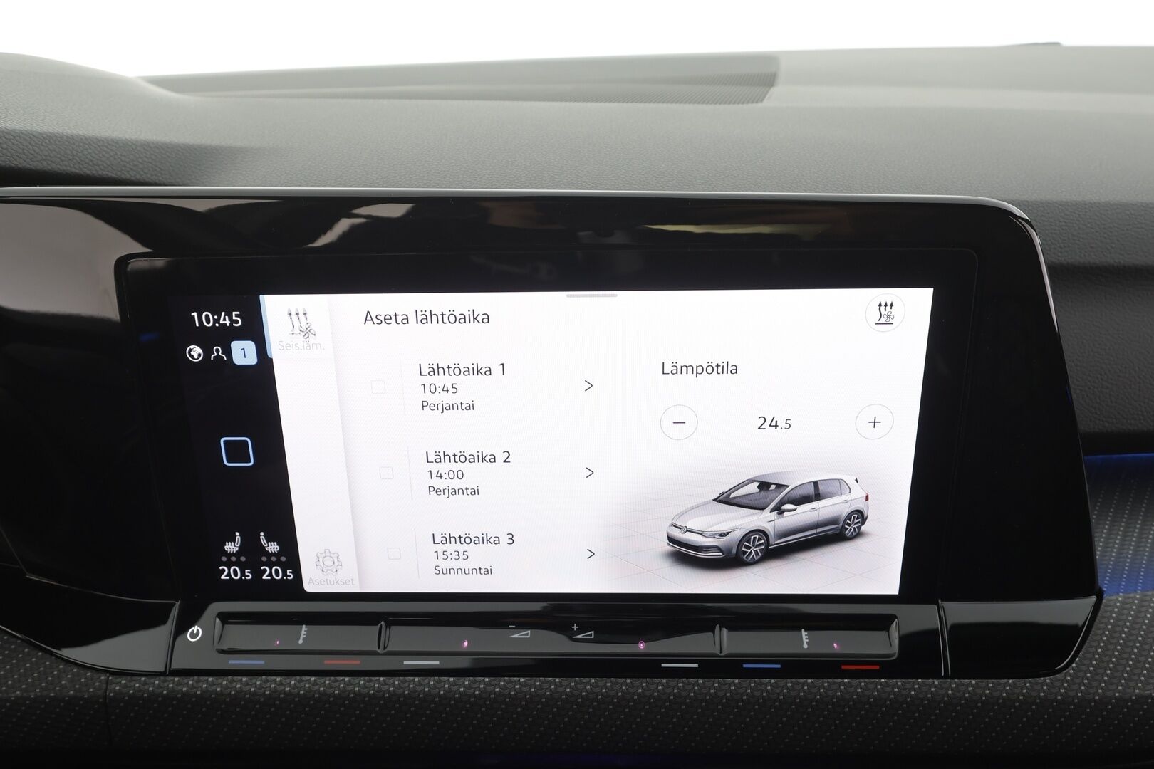 Volkswagen Golf 2021 R-Line 1,5 eTSI 110 kW (MHEV) DSG-automaatti - | ACC | Webasto | LED | P.Tutkat | Puolinahat | Keyless | Apple&Android | 1.Om Suomi-auto | Kahdet Renkaat |