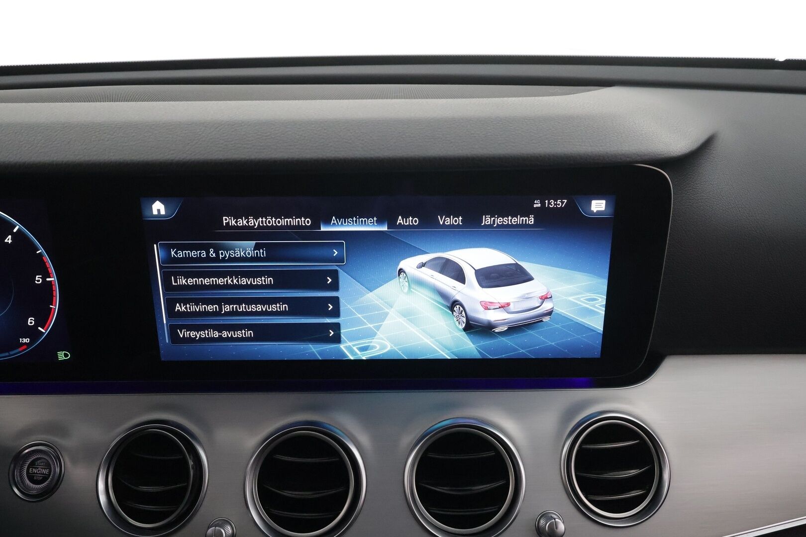 Mercedes-Benz E 2021 220 d 4MATIC A Business Avantgarde * Widescreen / Webasto / LED / Sportpenkit / P.Kamera / Navi / Katveavustin * - 1-om Suomi-auto / Kahdet renkaat alumiinivanteilla / ALV