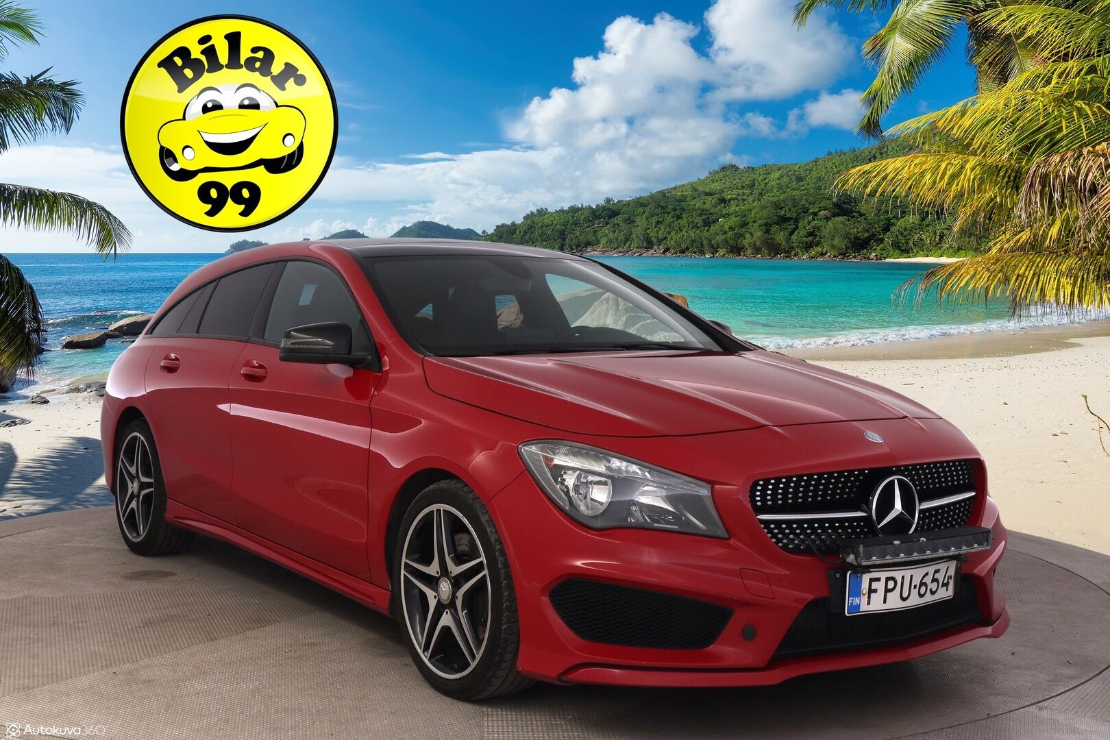 Mercedes-Benz CLA 2015 250 4MATIC A Shooting Brake AMG *Harman&Kardon / Ambient Light / Kattoluukku / Nahka-Alcantara / Bluetooth / Navi / Lohkolämmitin* - Upea huippuvarusteltu neliveto AMG Mersu kaksilla hyvillä renkailla!